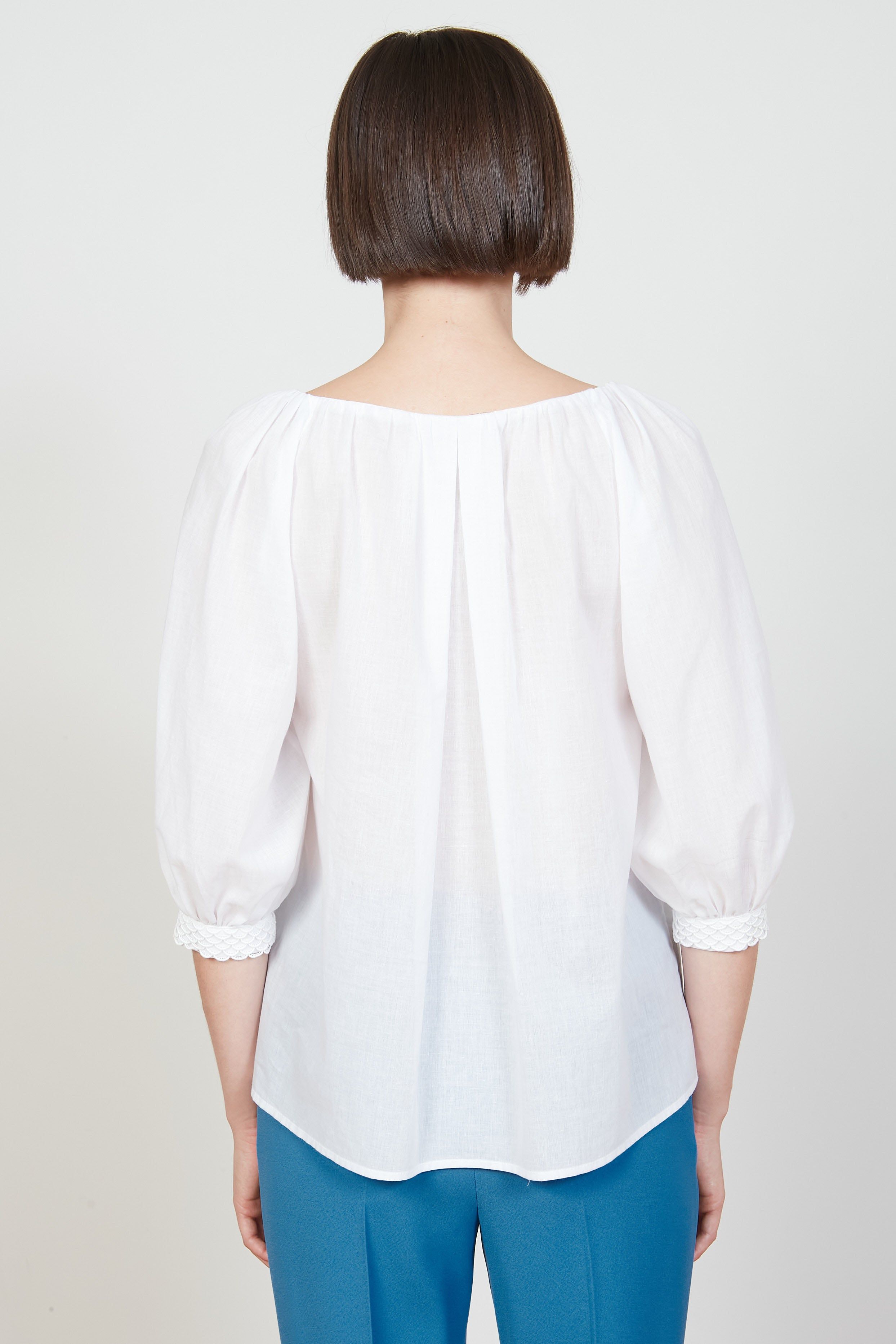 Blouse en voile de coton évasée sold by Paul & Joe product image thumbnail 3