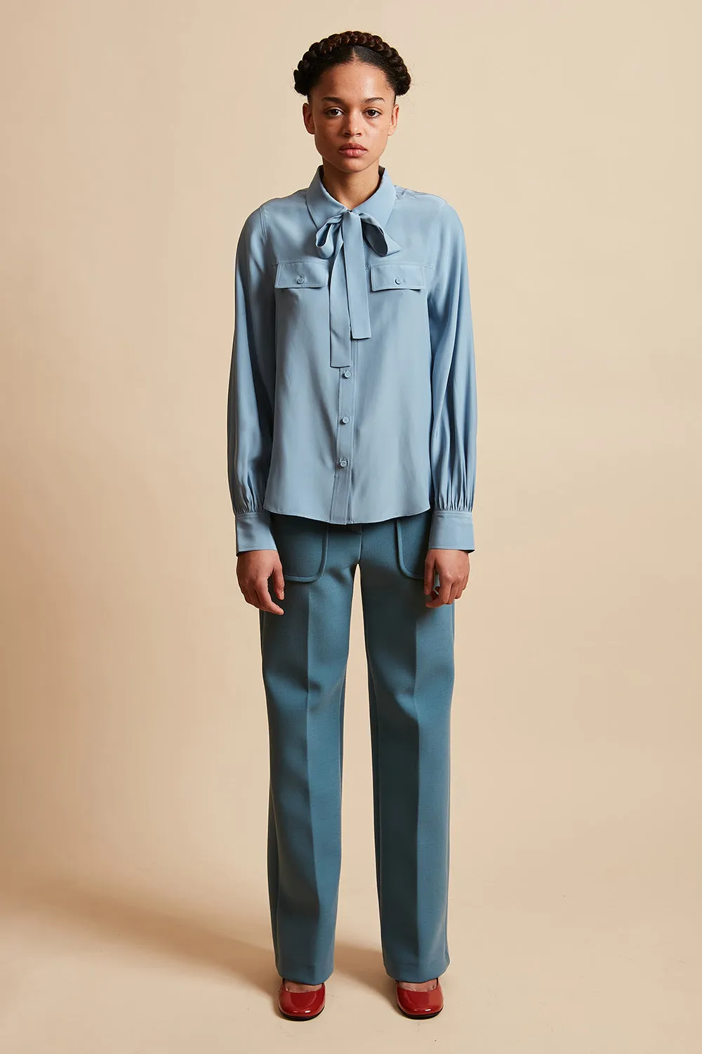 Chemisier en soie envers satin sold by Paul & Joe product image thumbnail 2