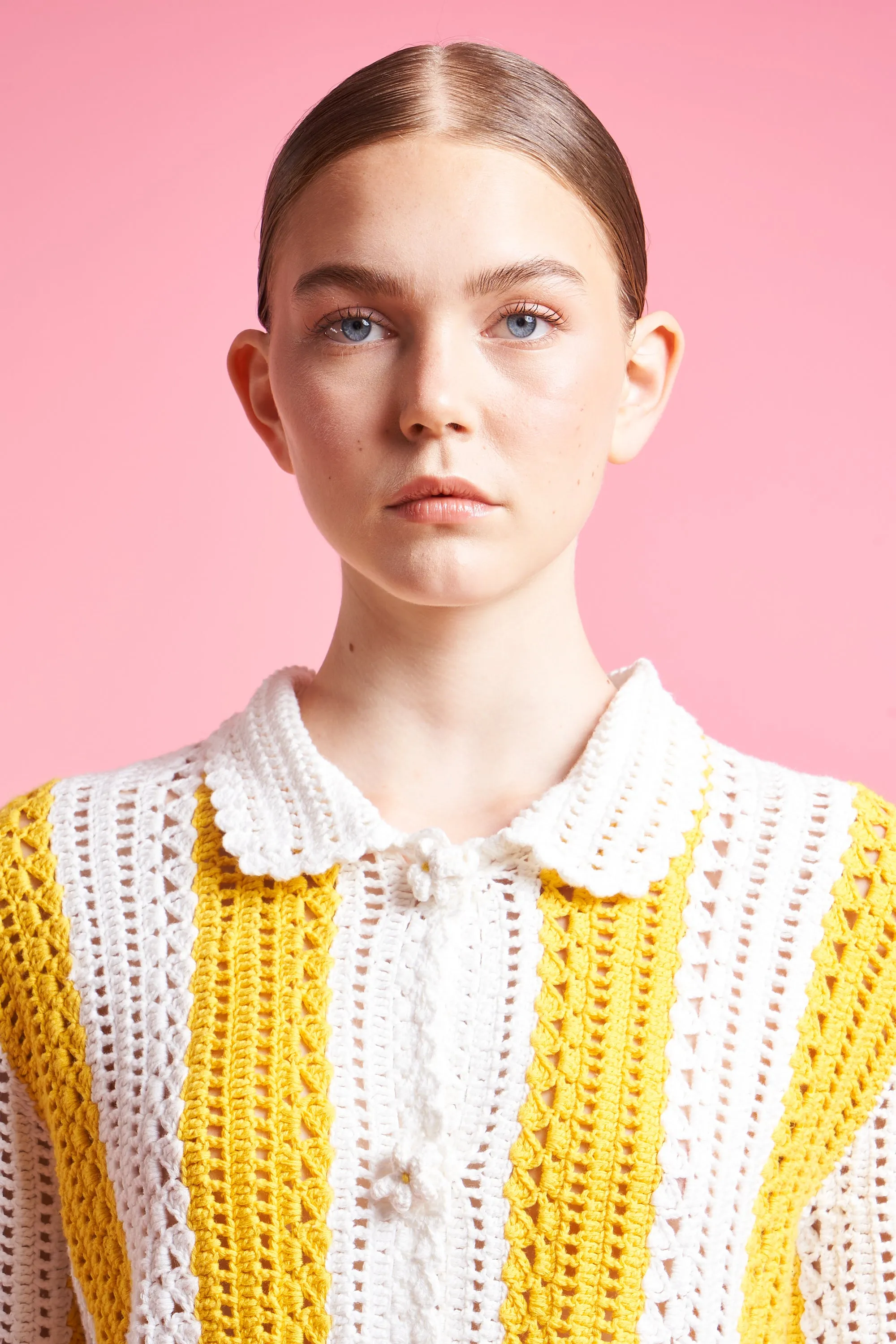 Cardigan court coupe droite en maille sold by Paul & Joe