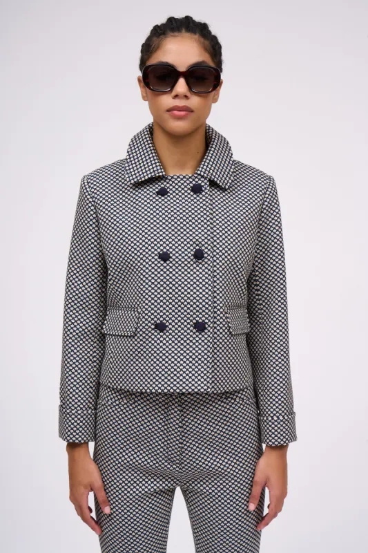 Veste courte en jacquard floral sold by Paul & Joe