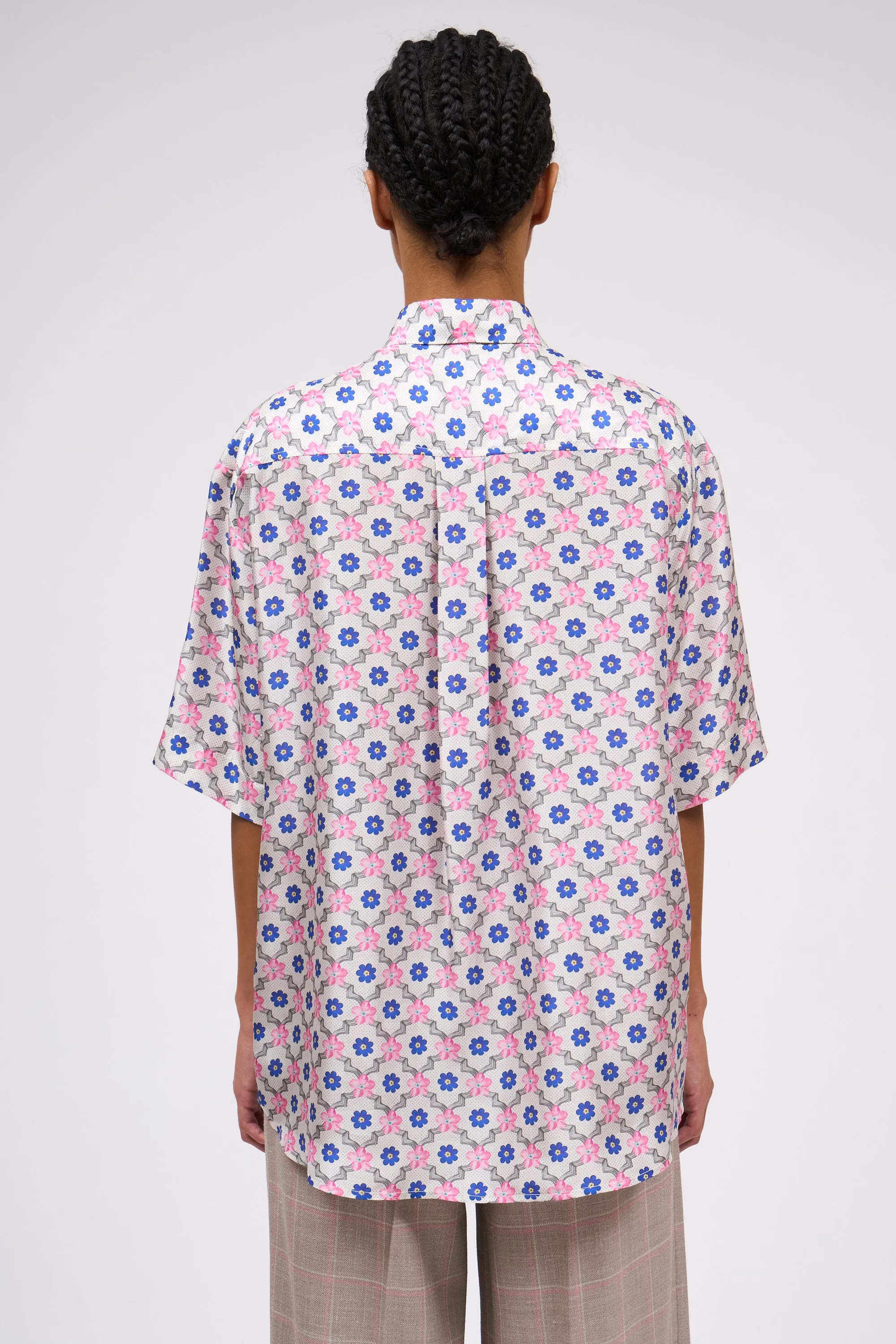 Chemise en soie à manches courtes et coupe droite sold by Paul & Joe product image thumbnail 5