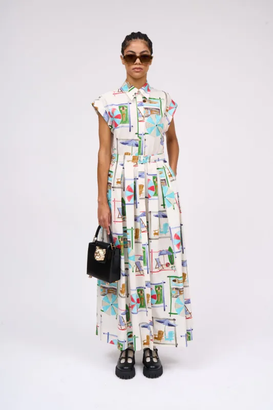 Robe chemisier midi à manchon sold by Paul & Joe