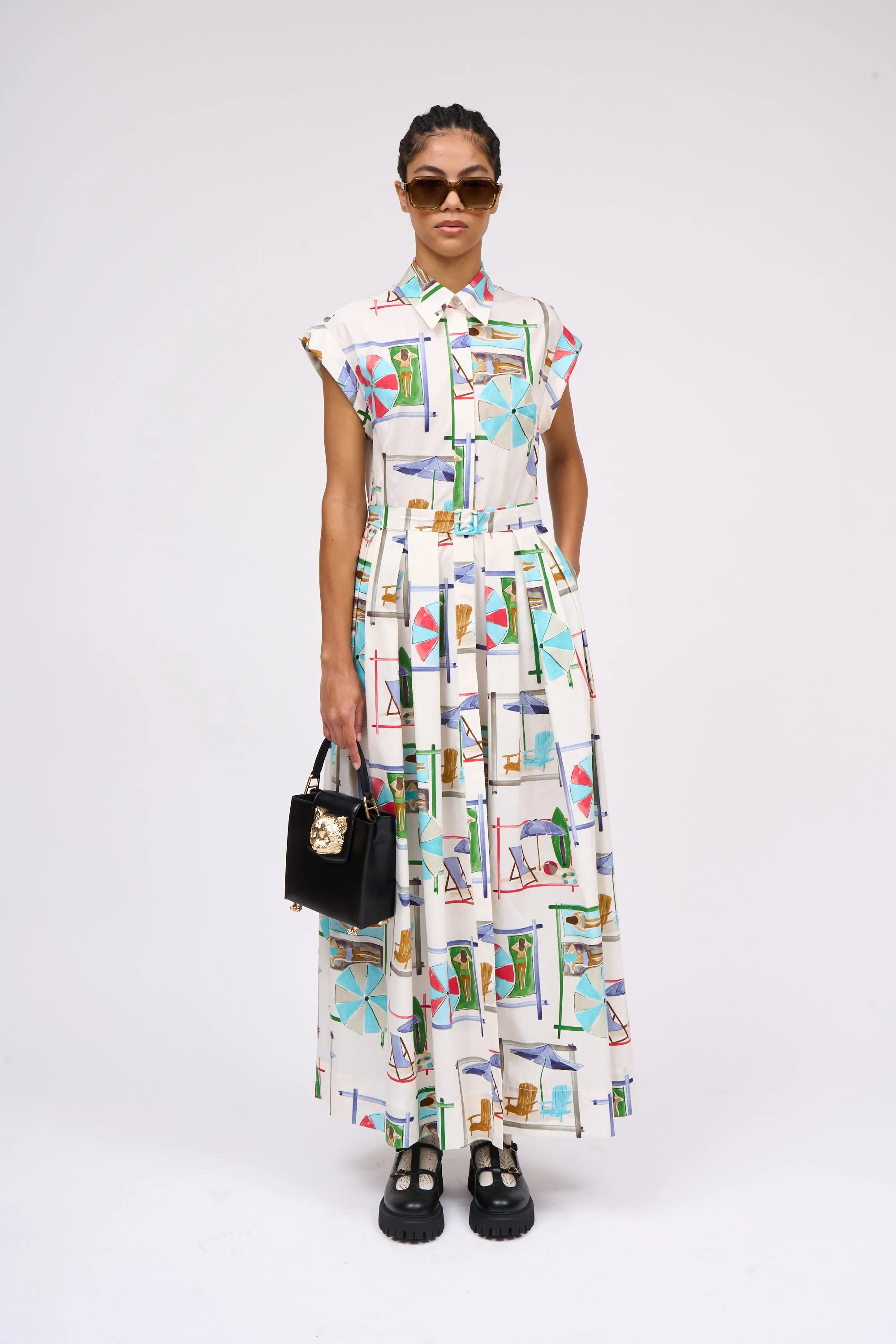 Robe chemisier midi à manchon sold by Paul & Joe