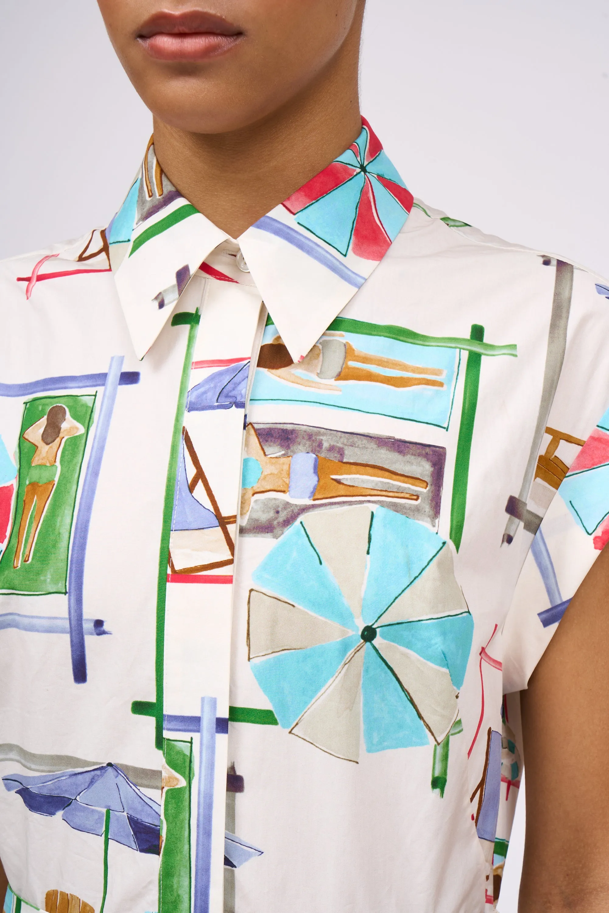 Robe chemisier midi à manchon sold by Paul & Joe product image thumbnail 3