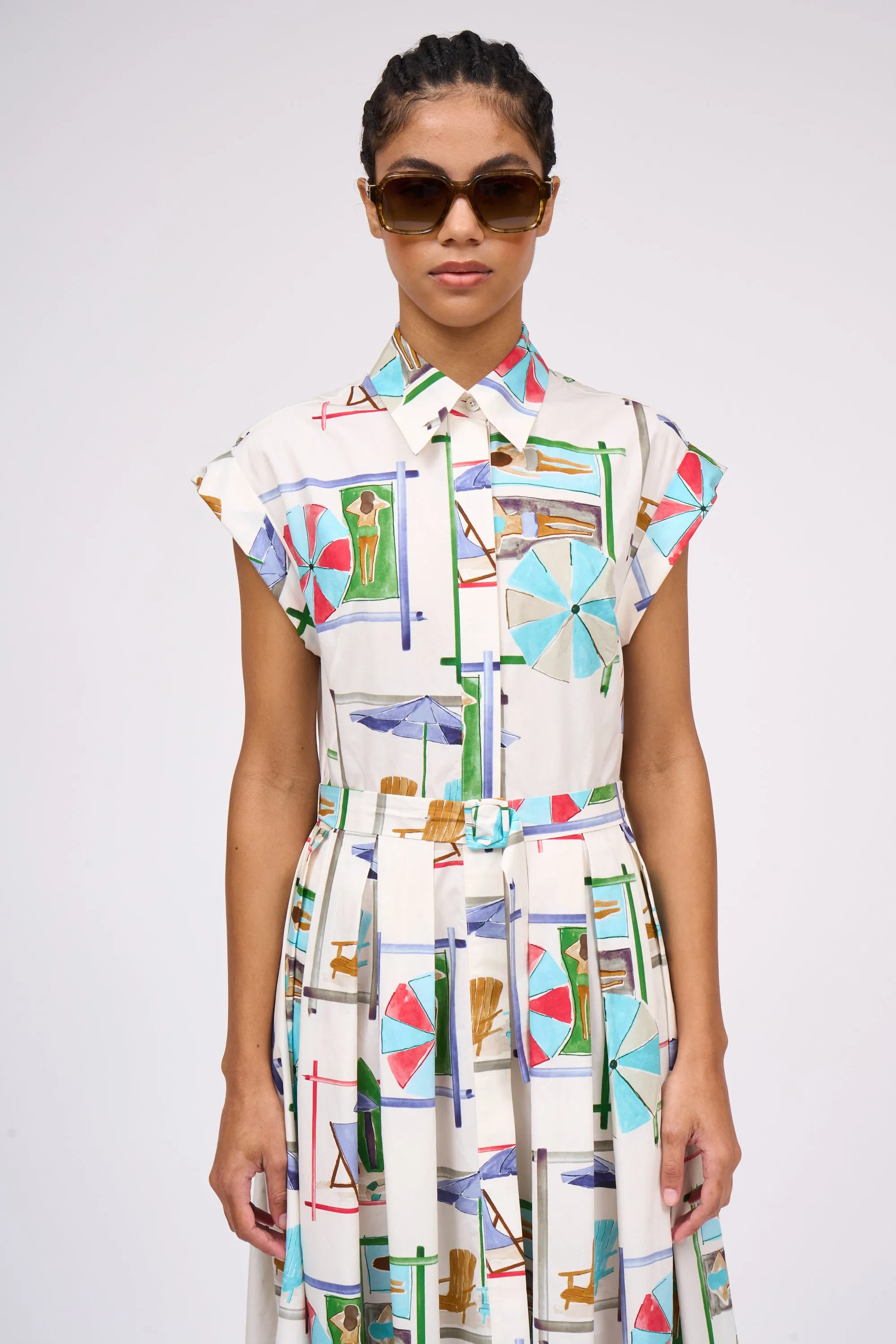 Robe chemisier midi à manchon sold by Paul & Joe product image thumbnail 5