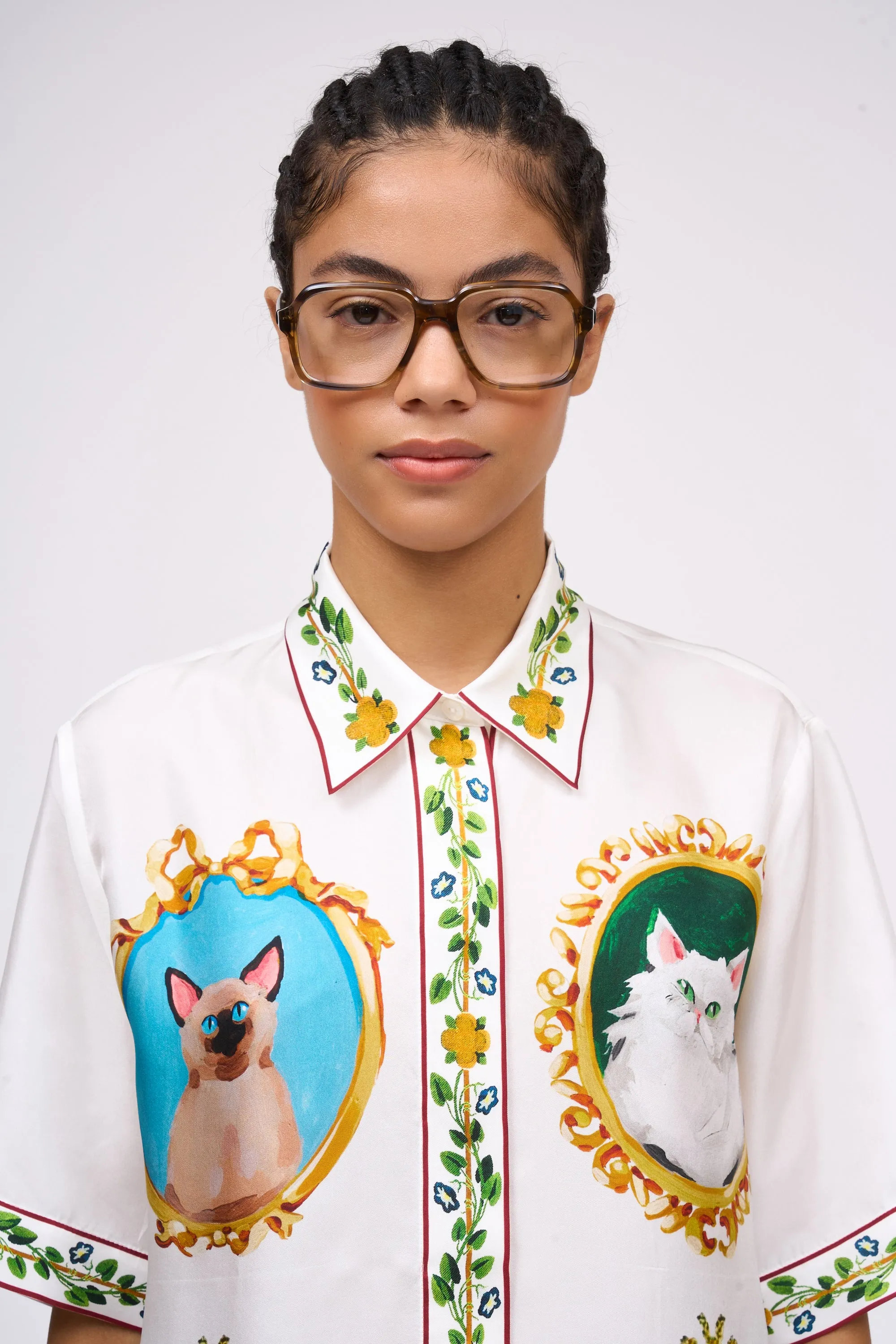 Chemise en twill de soie imprimé exclusif sold by Paul & Joe product image thumbnail 2