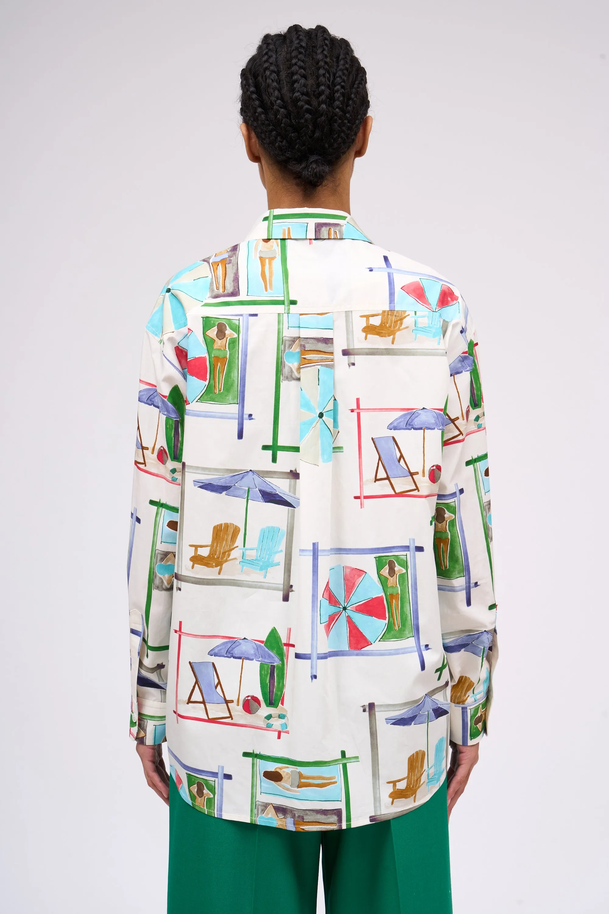 Chemise coupe ample et oversize imprimée sold by Paul & Joe product image thumbnail 4