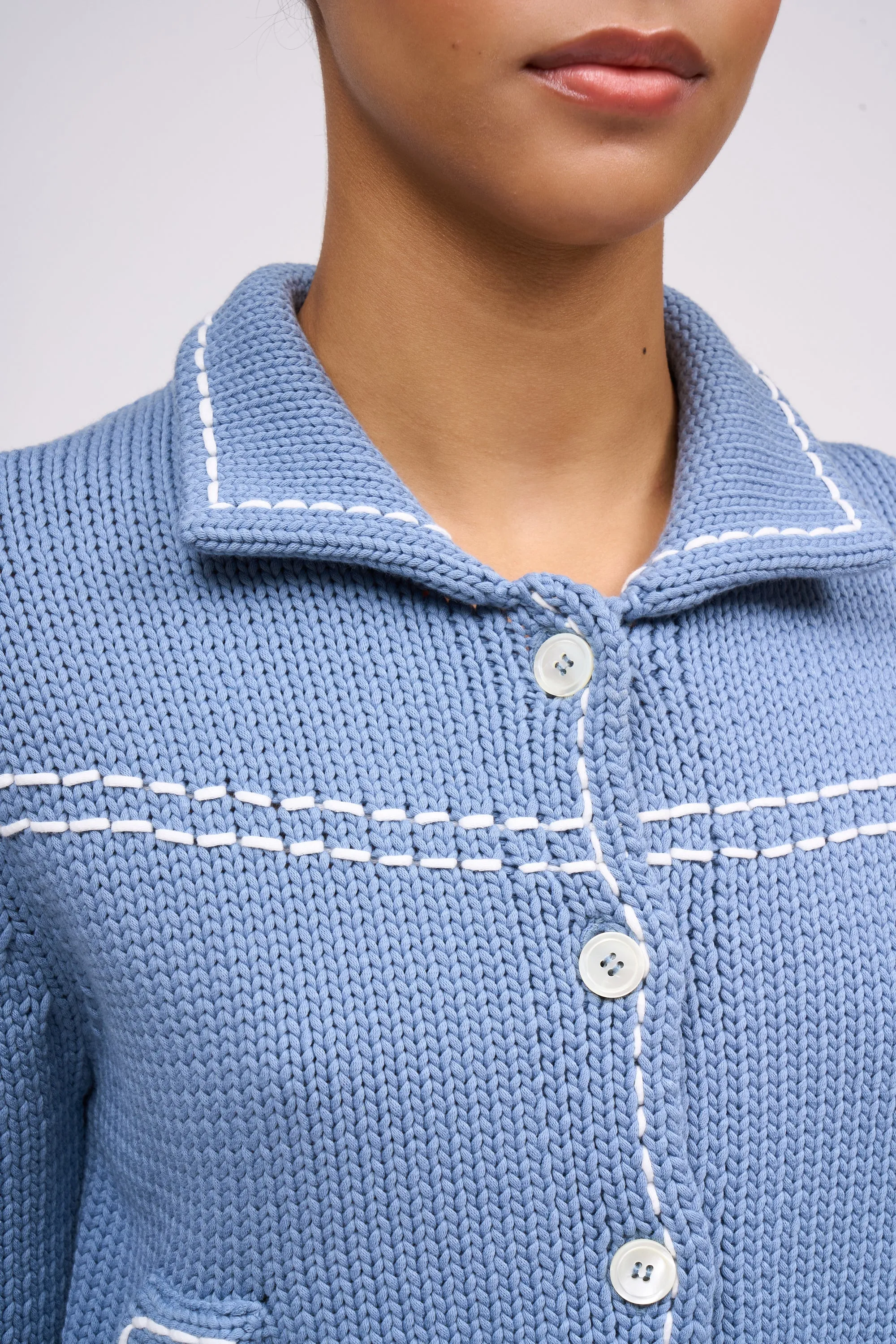 Cardigan court en grosses mailles sold by Paul & Joe product image thumbnail 2