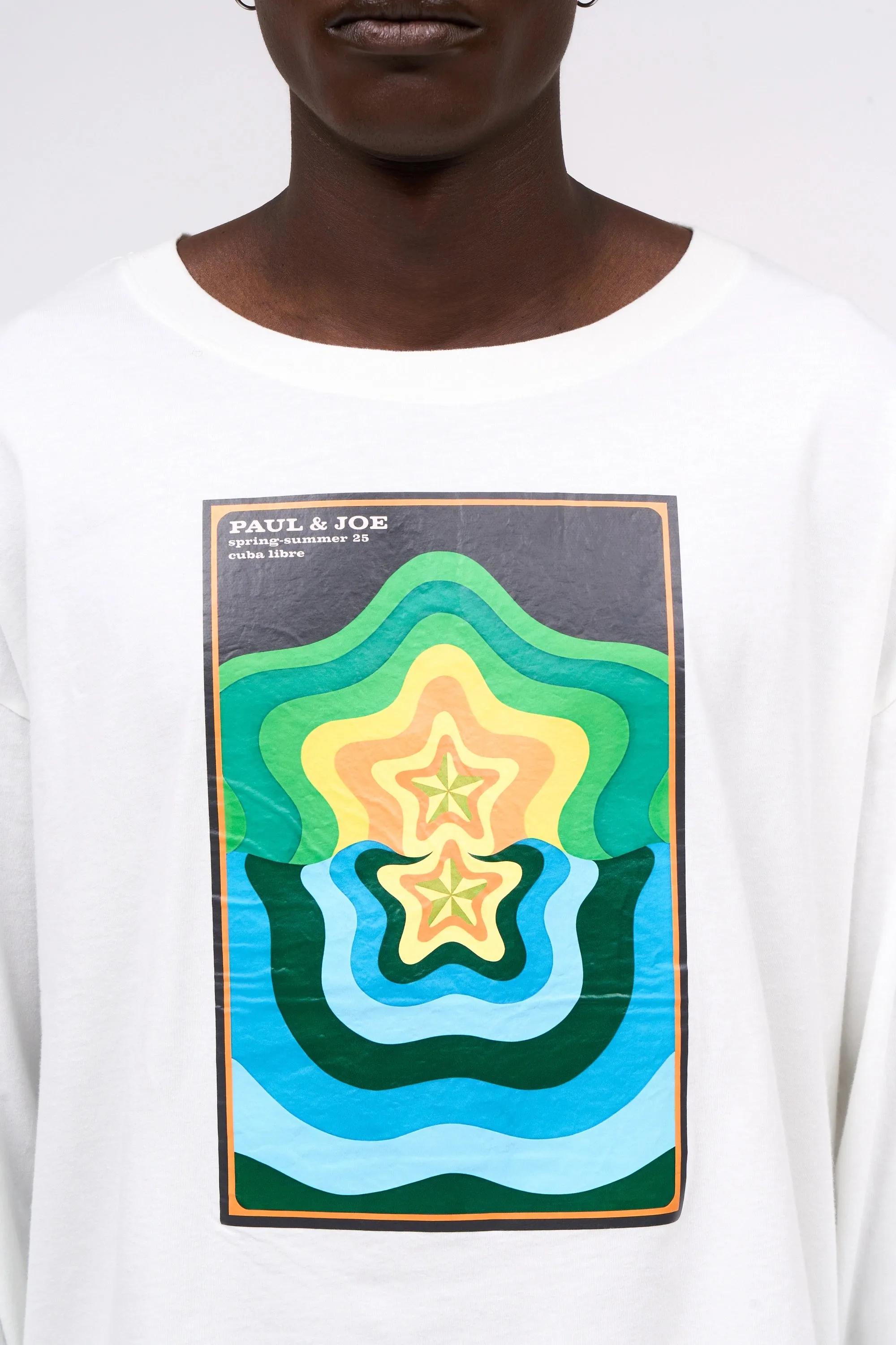 Tee-Shirt à manches longues inspiration Cuba 70's sold by Paul & Joe product image thumbnail 2