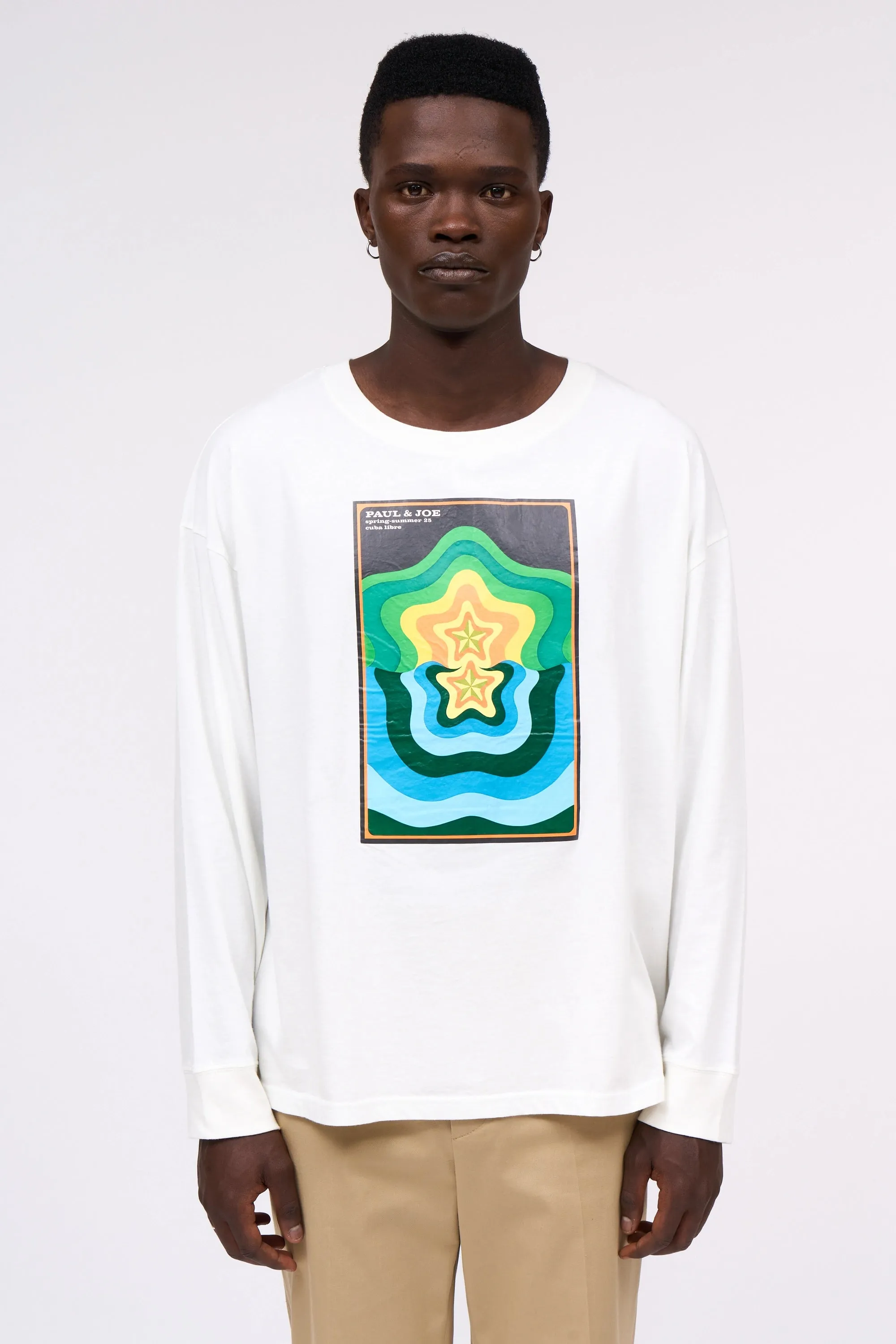 Tee-Shirt à manches longues inspiration Cuba 70's sold by Paul & Joe