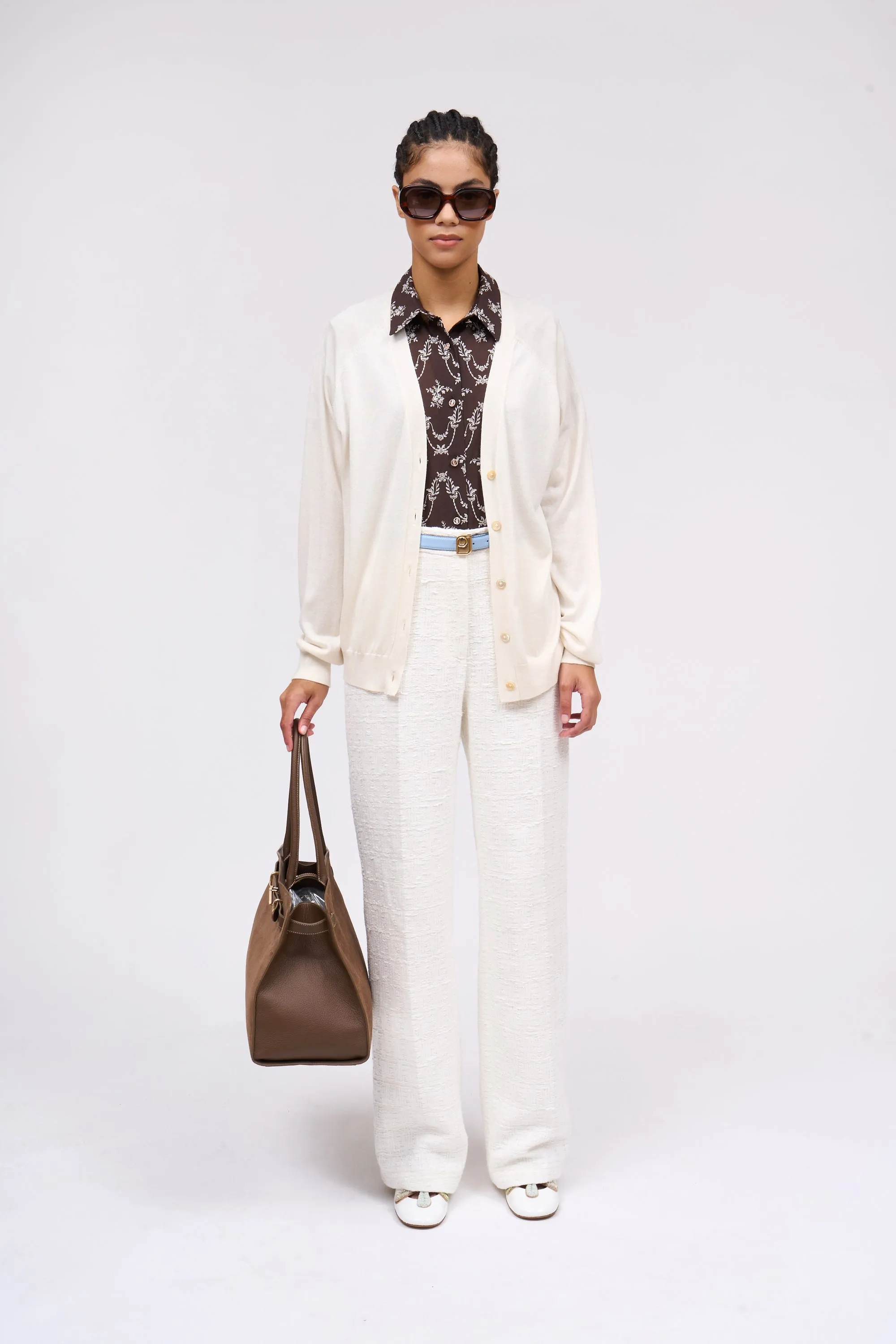 Cardigan en maille fine soie et cachemire sold by Paul & Joe product image thumbnail 5