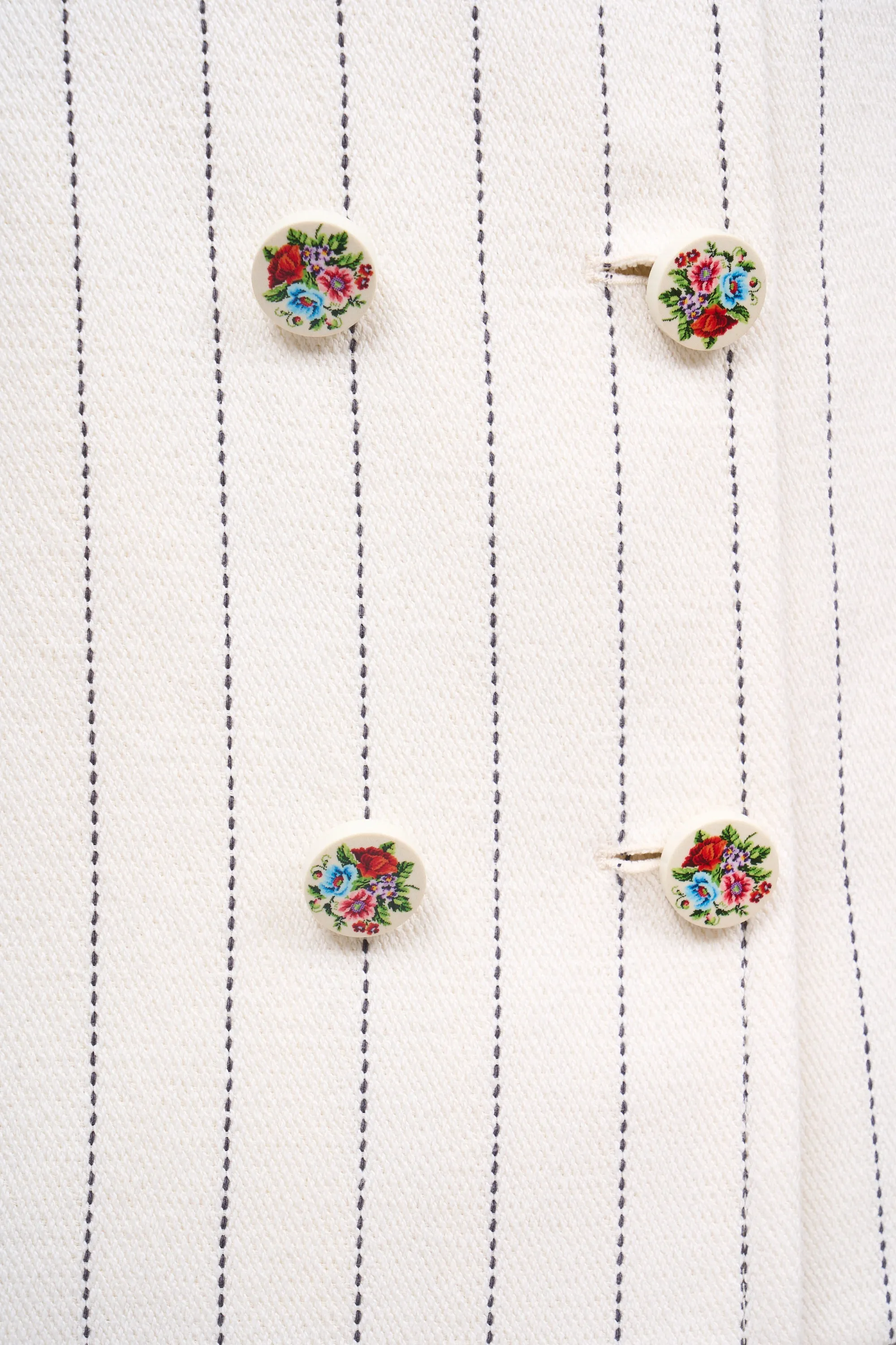 Veste en drill de coton et lin rayé sold by Paul & Joe product image thumbnail 4