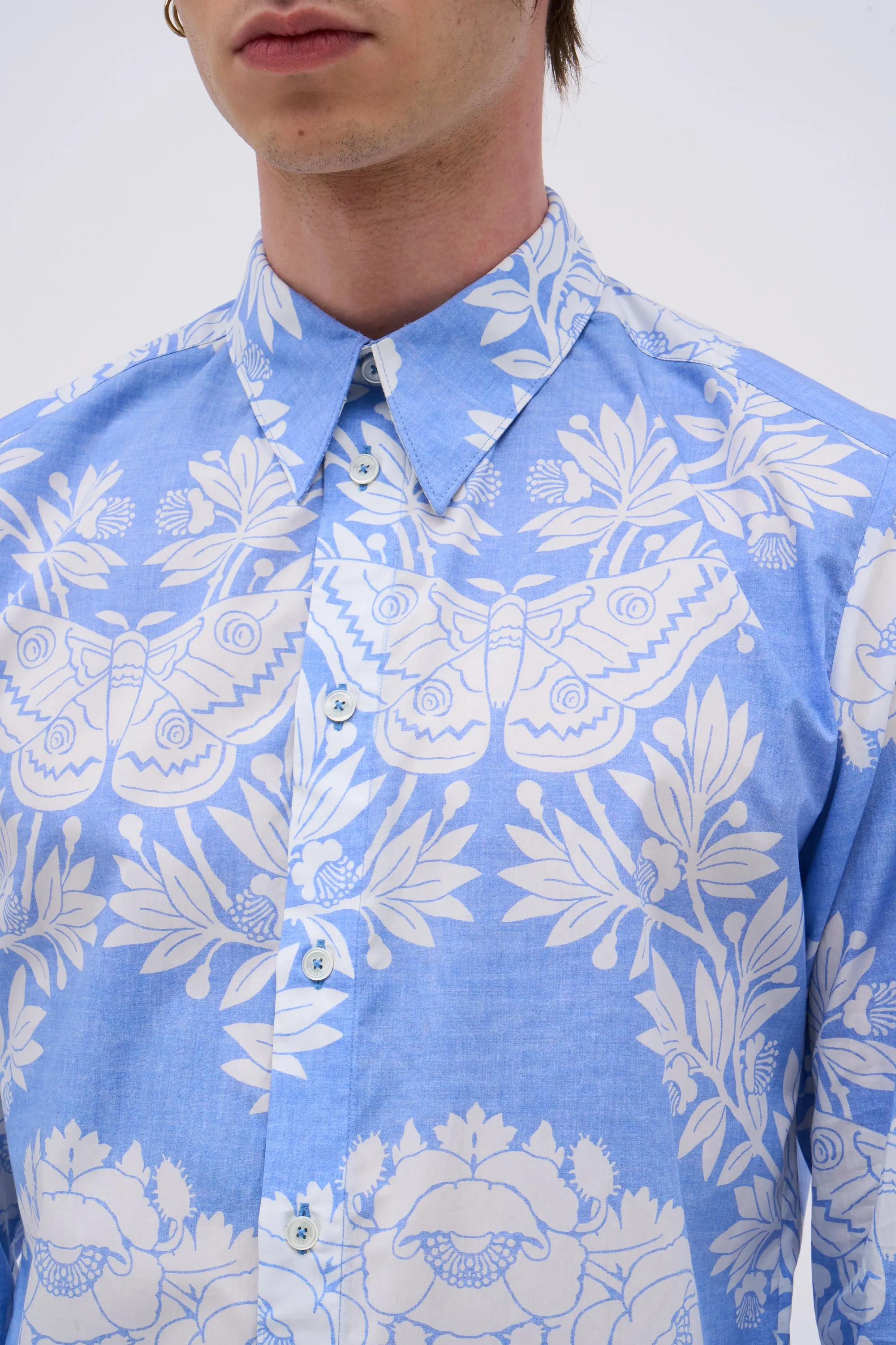 Chemise manches longues en popeline de coton imprimé sold by Paul & Joe product image thumbnail 3