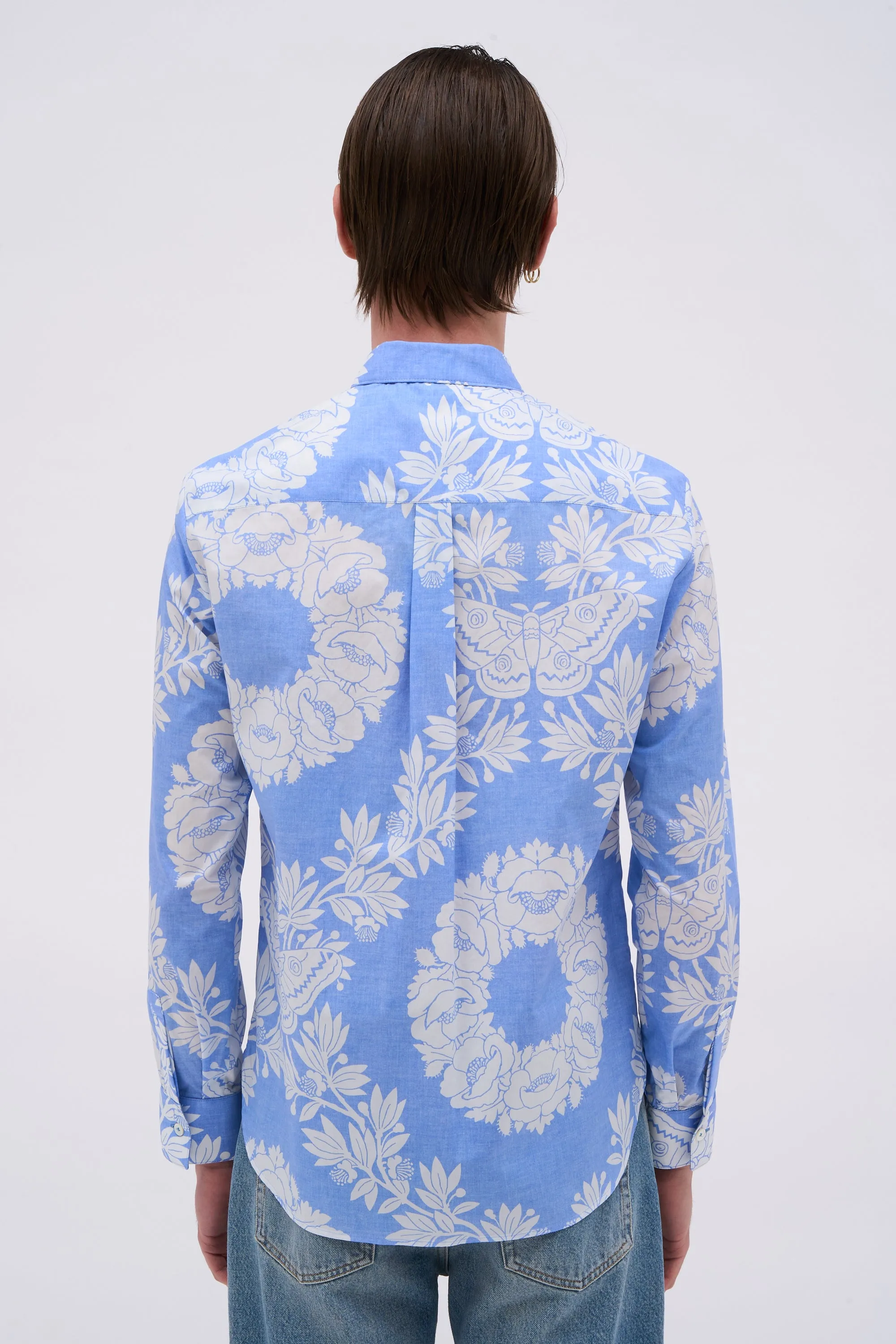 Chemise manches longues en popeline de coton imprimé sold by Paul & Joe product image thumbnail 4