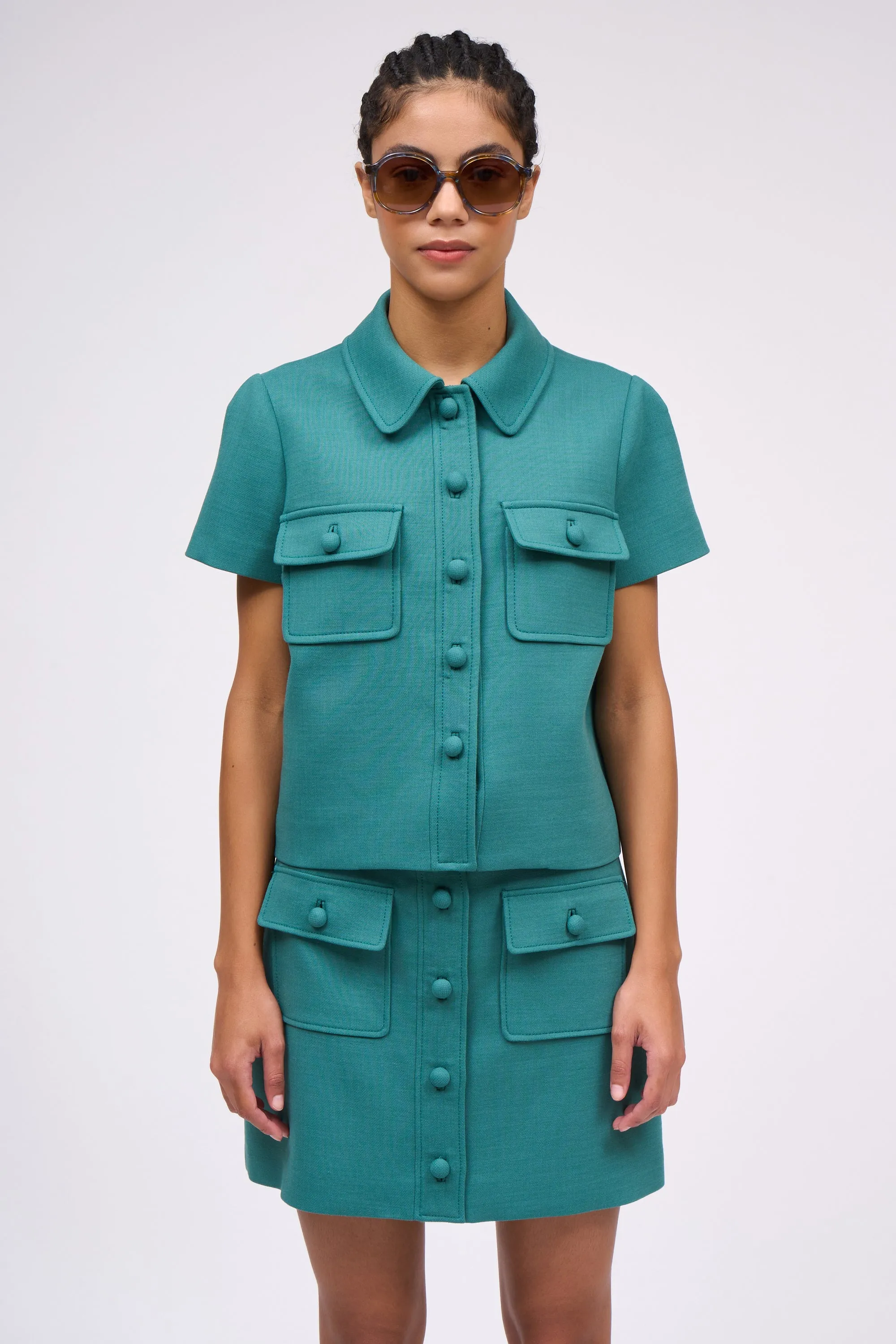 Veste coupe droite et courte en laine vierge sold by Paul & Joe product image thumbnail 5