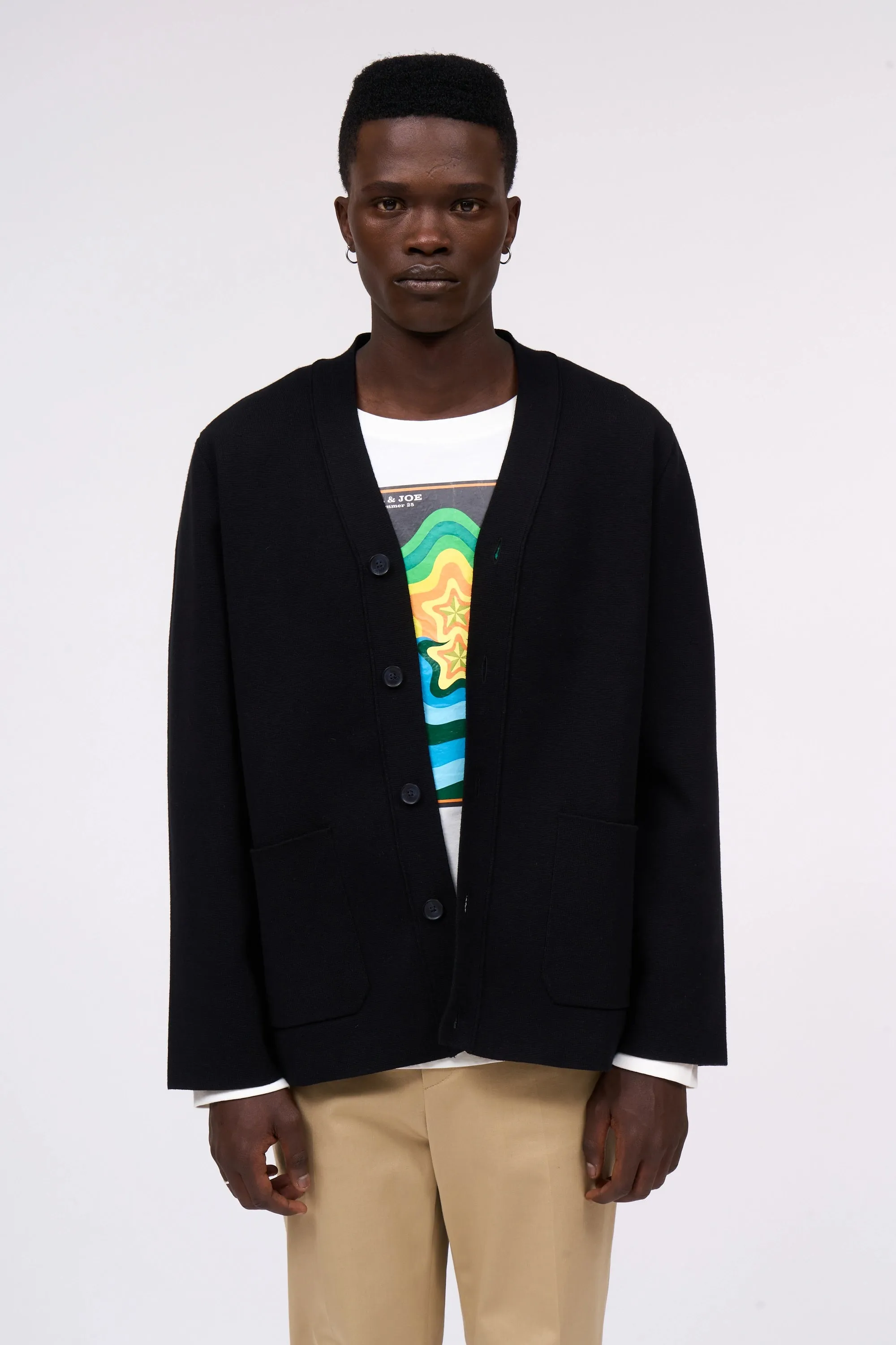 Cardigan en coton encolure V sold by Paul & Joe