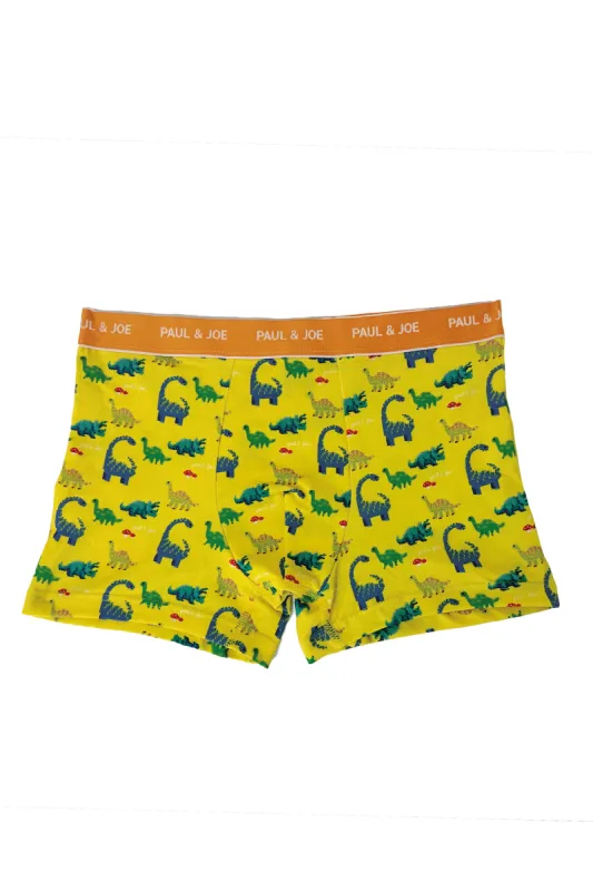 Boxer imprimé dinosaure - Jaune sold by Paul & Joe