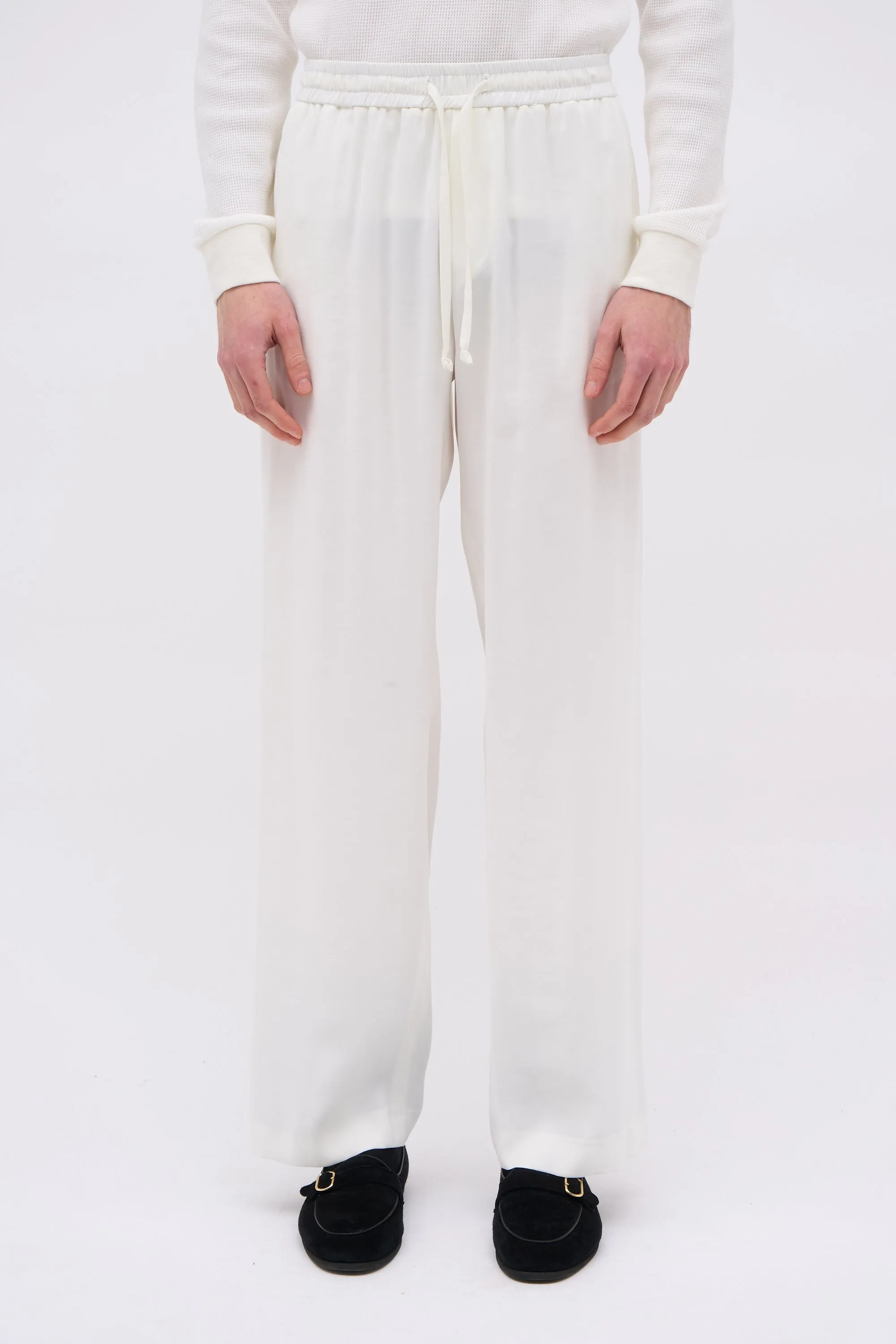 Pantalon ample en twill de cupro sold by Paul & Joe product image thumbnail 2