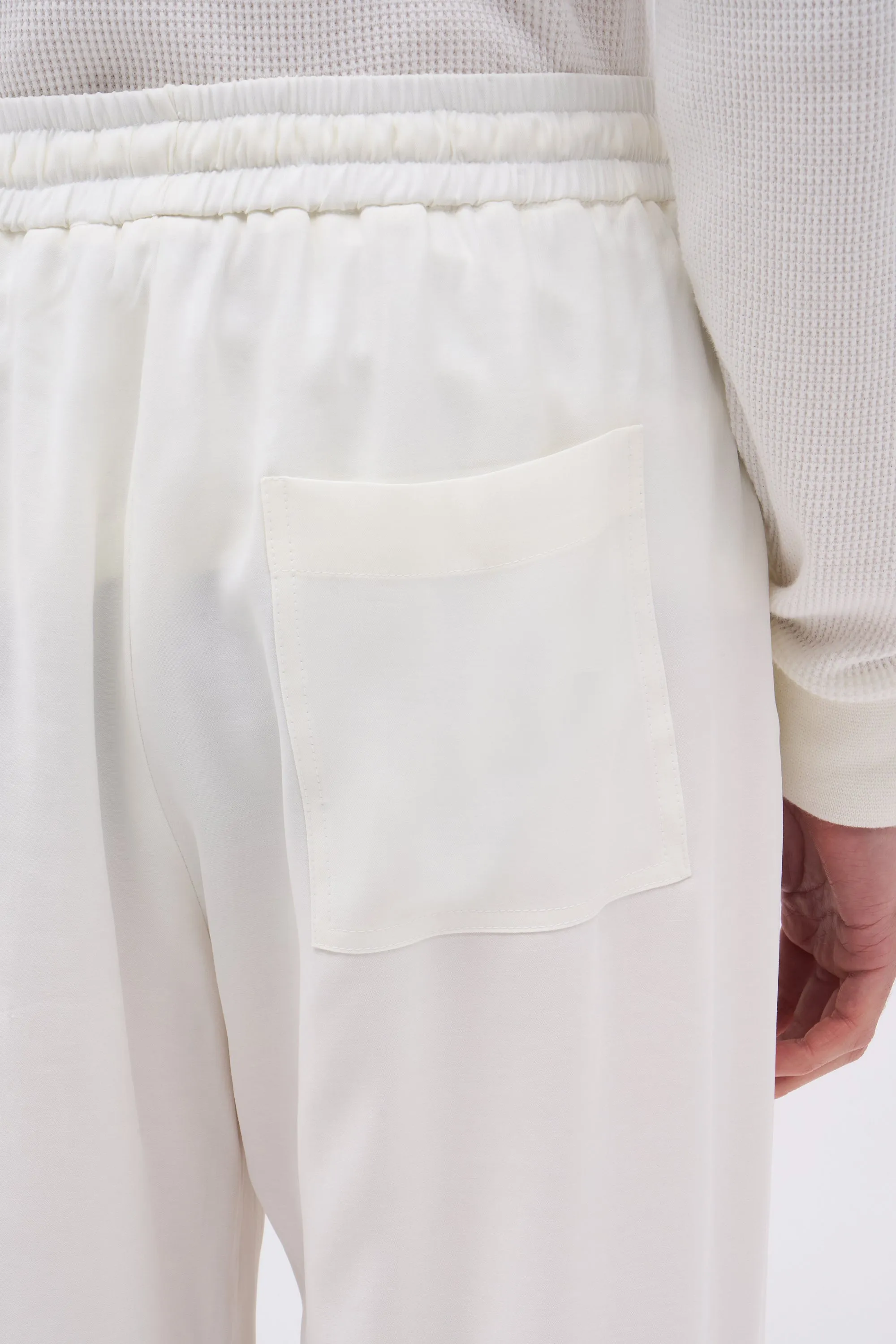 Pantalon ample en twill de cupro sold by Paul & Joe product image thumbnail 5