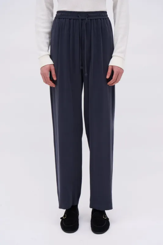 Pantalon ample en twill de cupro sold by Paul & Joe