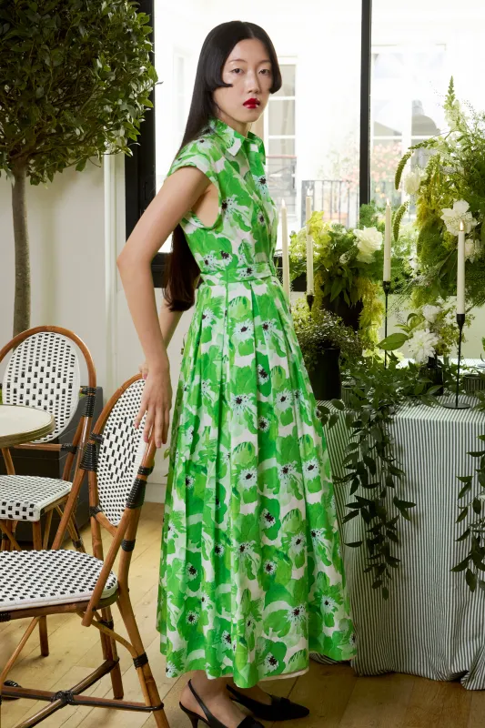 Robe chemisier en popeline de coton imprimé fleuri sold by Paul & Joe