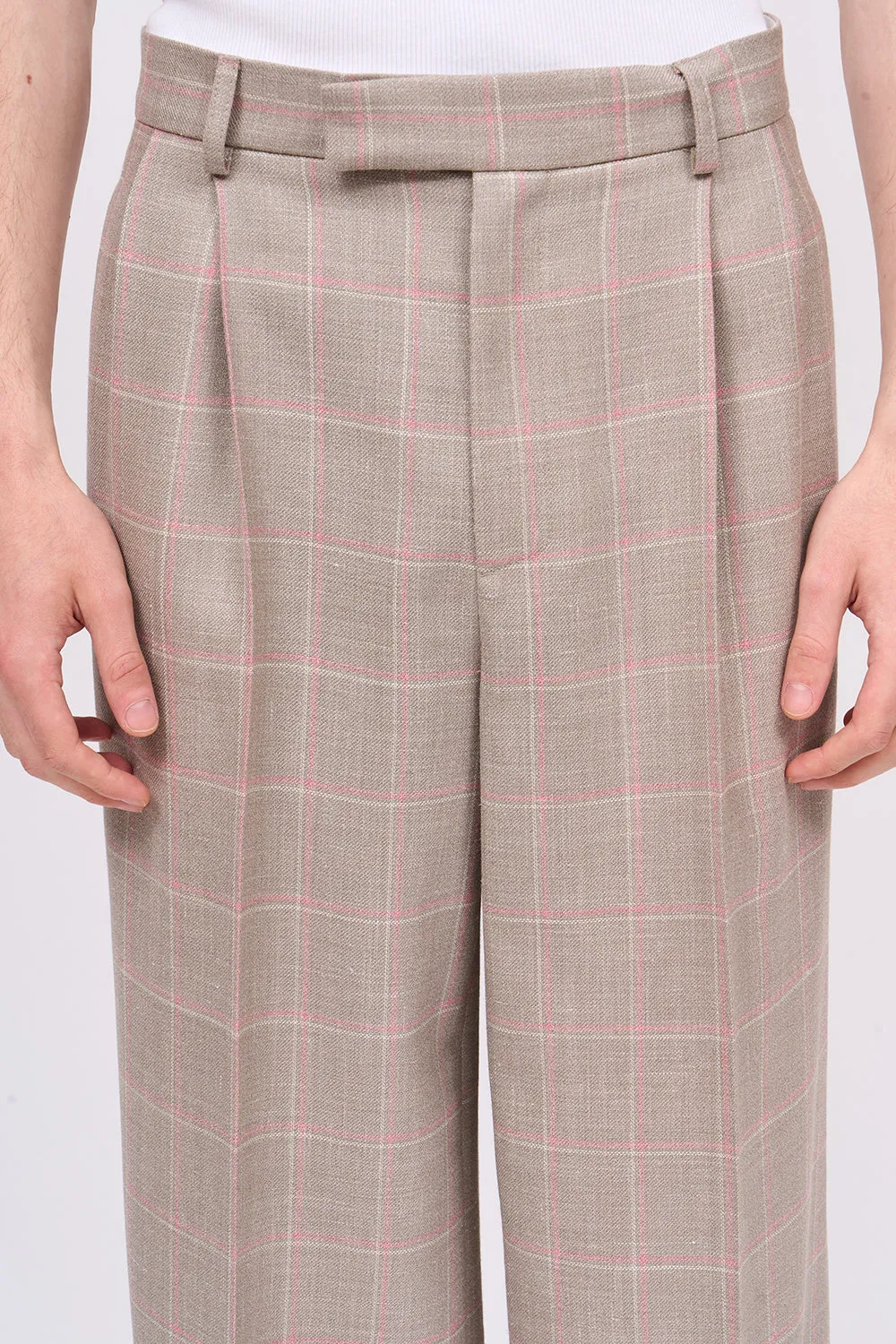 Pantalon à carreaux à la coupe ample sold by Paul & Joe product image thumbnail 3