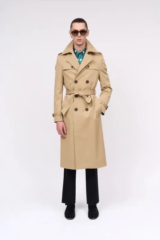 Trench long en gabardine de coton sold by Paul & Joe