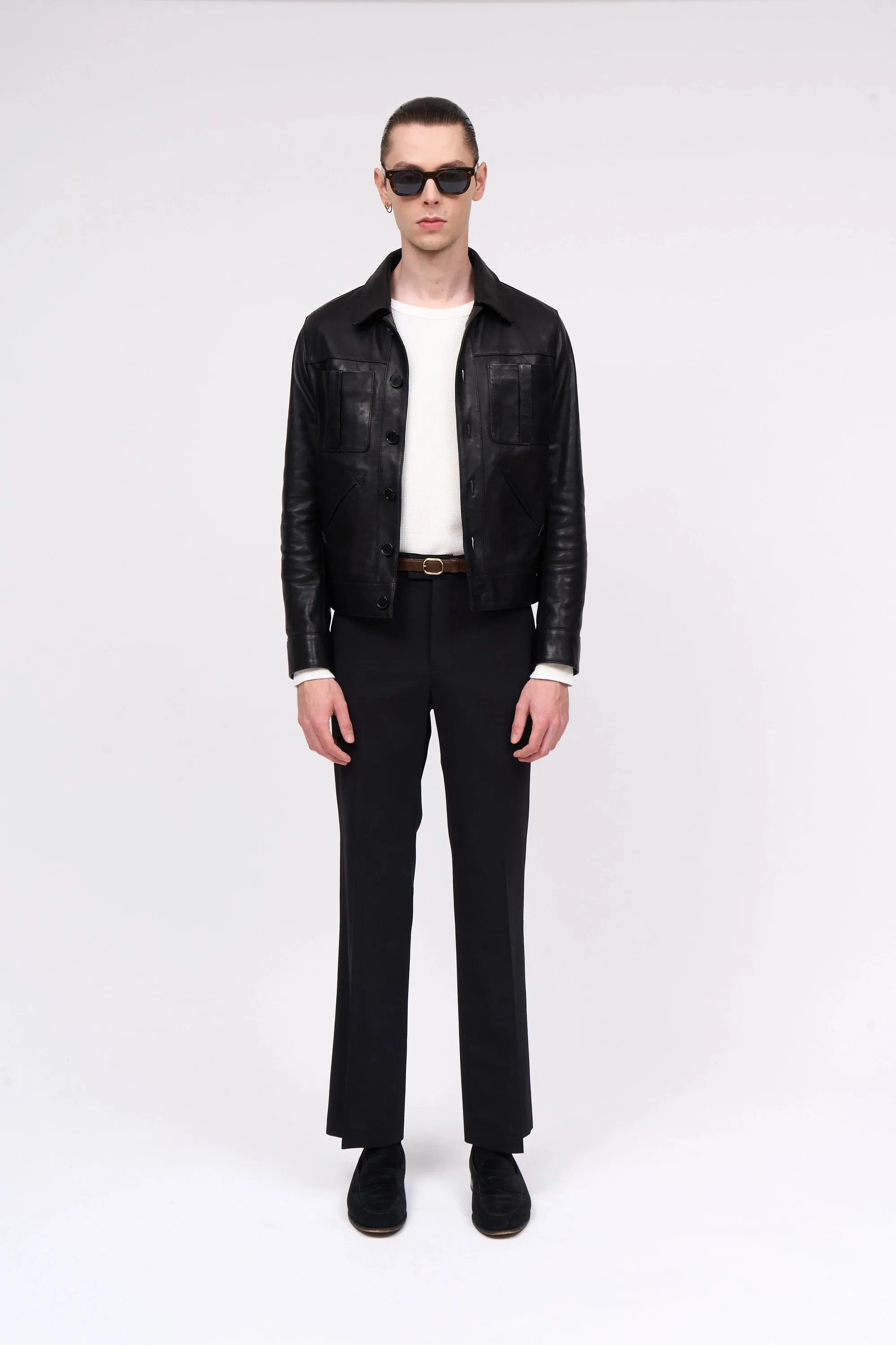 Veste en cuir manches longues sold by Paul & Joe product image thumbnail 5