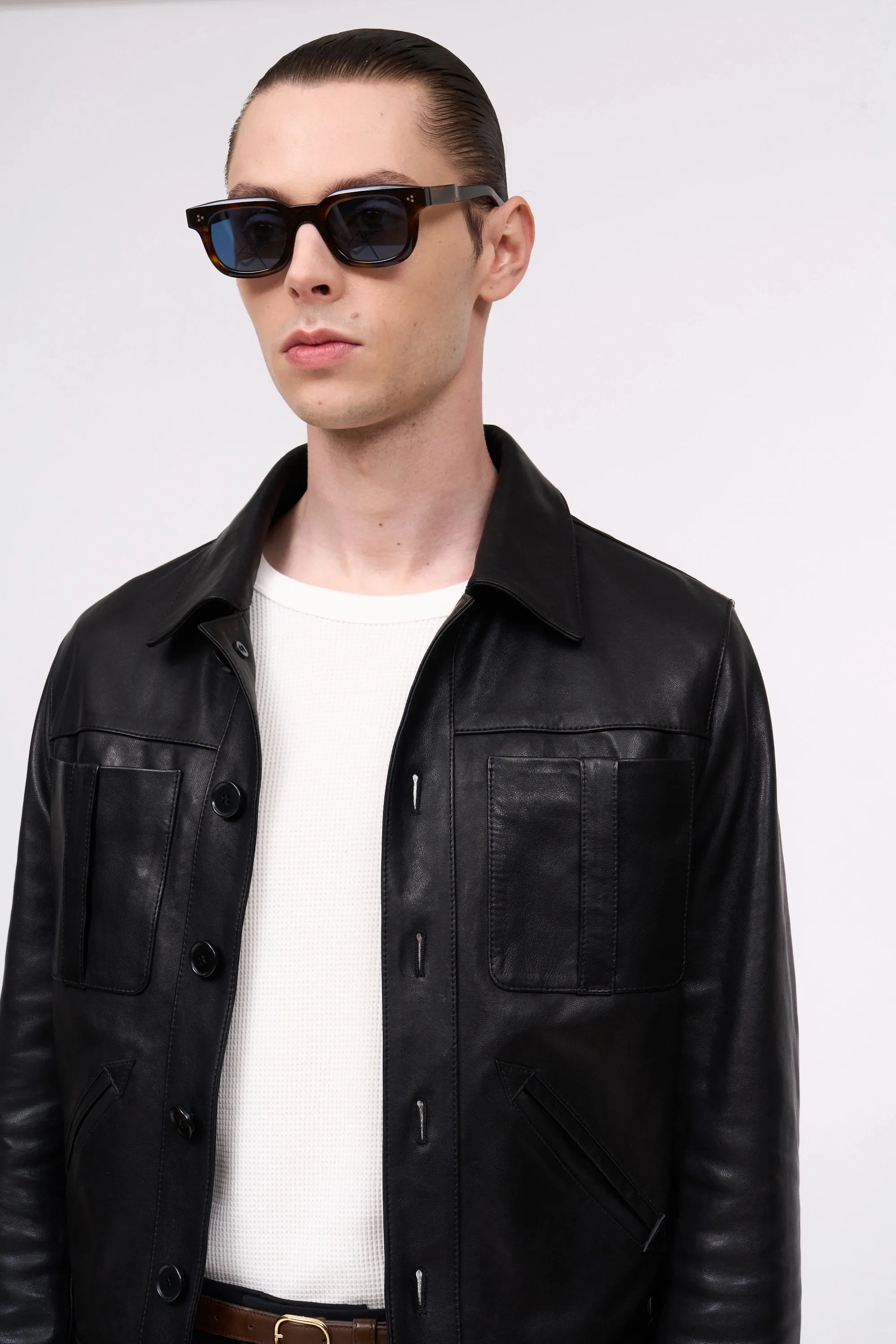 Veste en cuir manches longues sold by Paul & Joe product image thumbnail 2