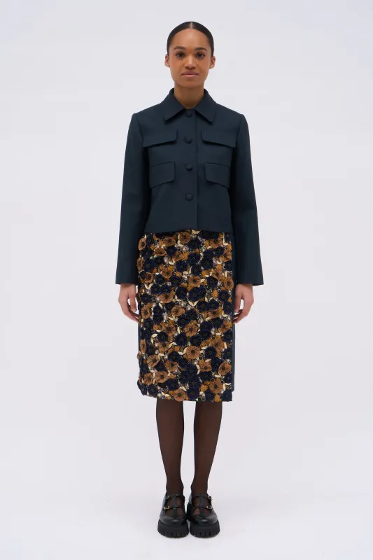 Veste courte en laine canvas sold by Paul & Joe