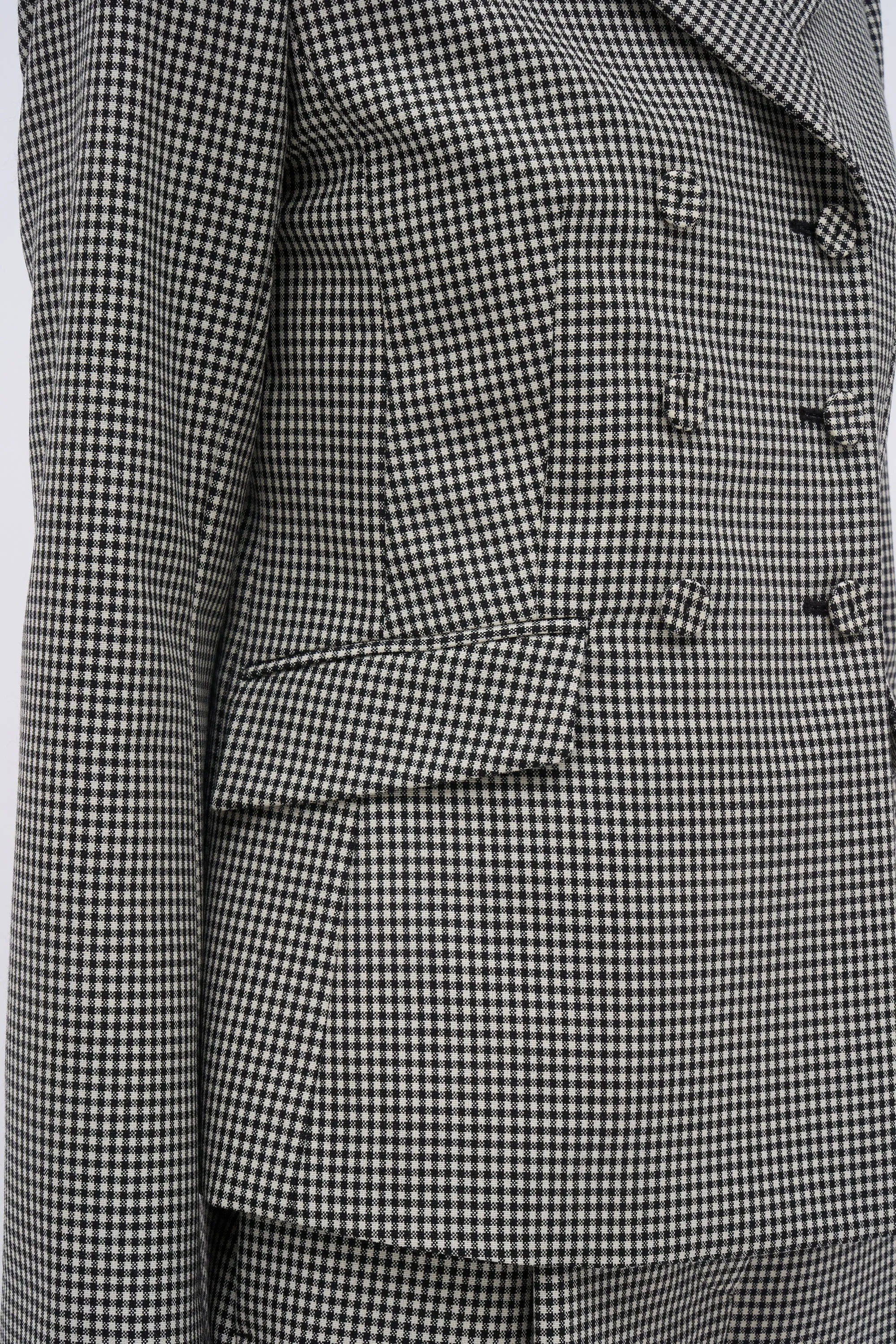 Veste en mohair mélangé en vichy noir et blanc sold by Paul & Joe product image thumbnail 5