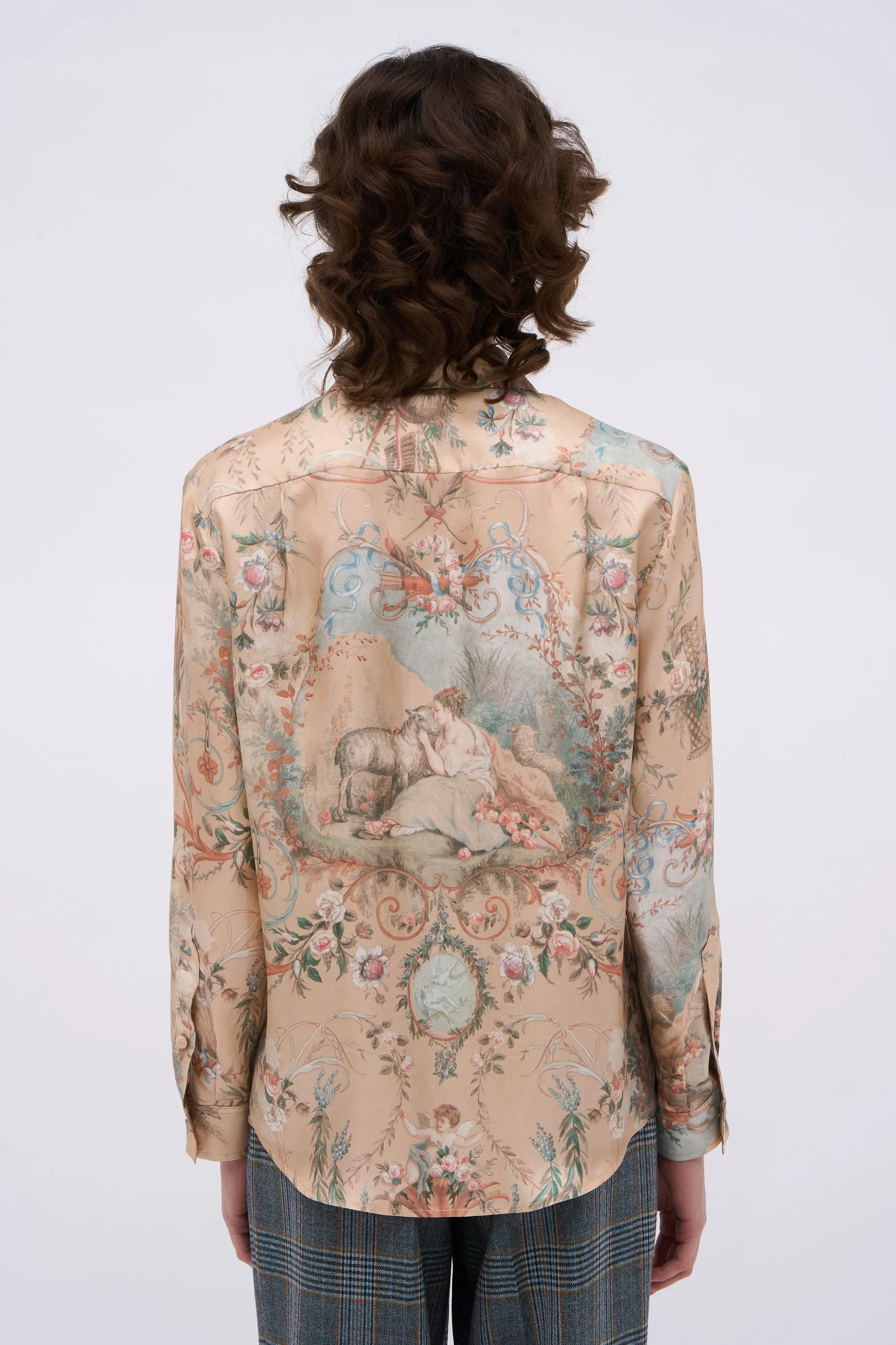 Chemise en twill de soie imprimée d'une scène bucolique sold by Paul & Joe product image thumbnail 2