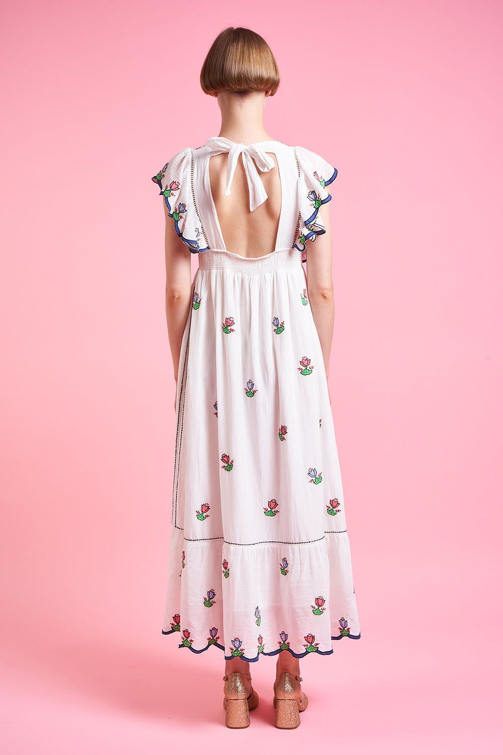 Robe en mousseline de coton brodée sold by Paul & Joe product image thumbnail 4