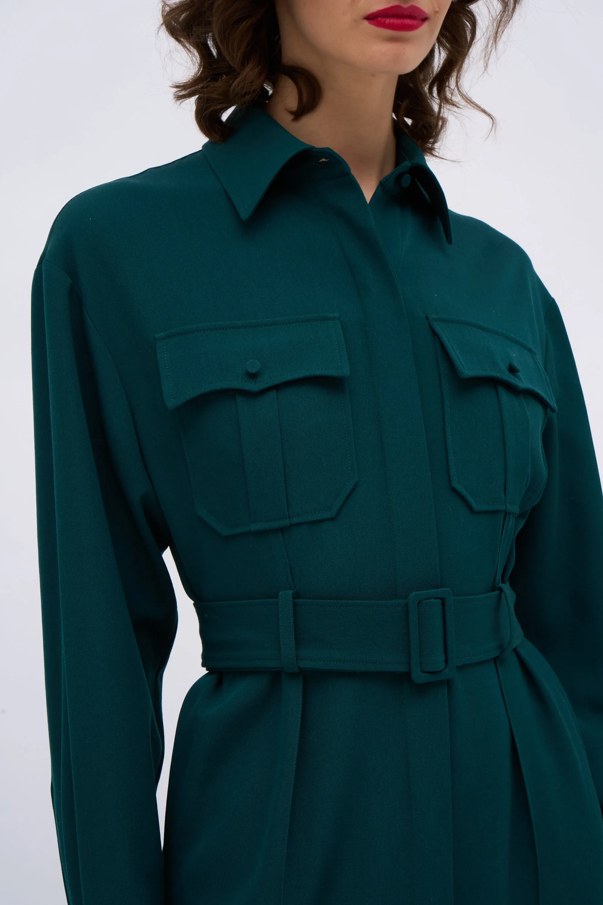 Robe chemisier en laine grain de poudre sold by Paul & Joe product image thumbnail 4