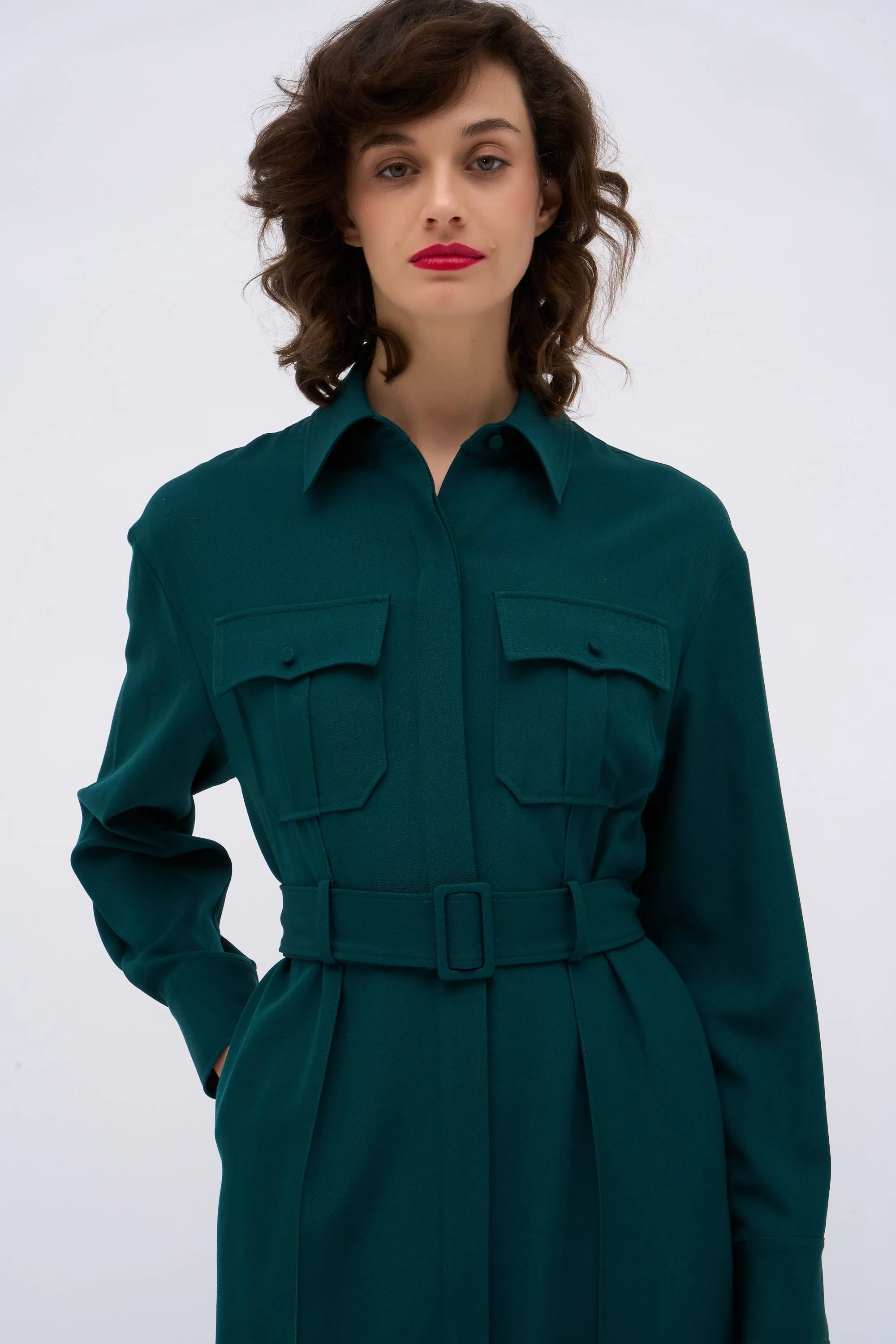 Robe chemisier en laine grain de poudre sold by Paul & Joe product image thumbnail 3