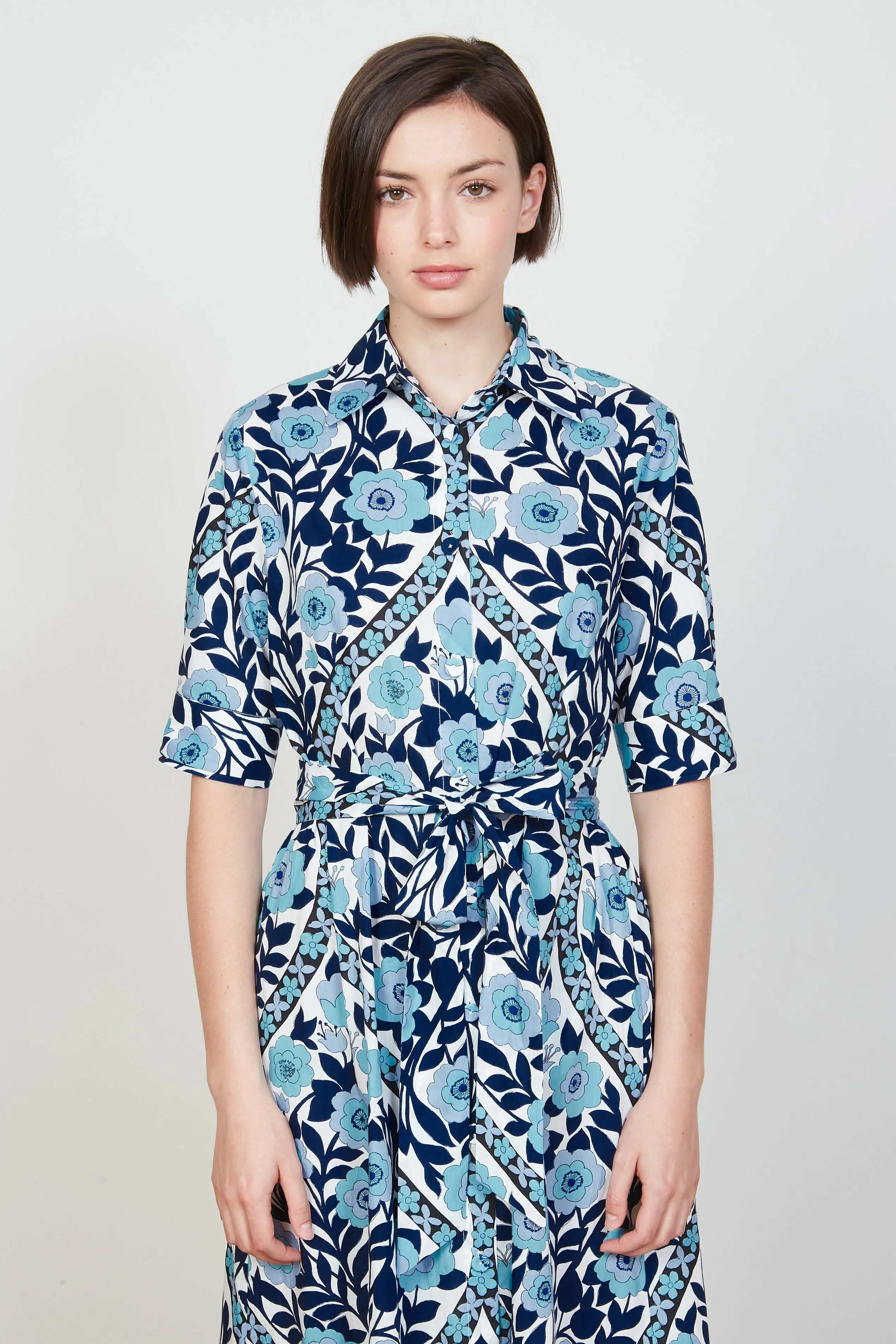 Robe chemisier longue en popeline de coton sold by Paul & Joe product image thumbnail 4