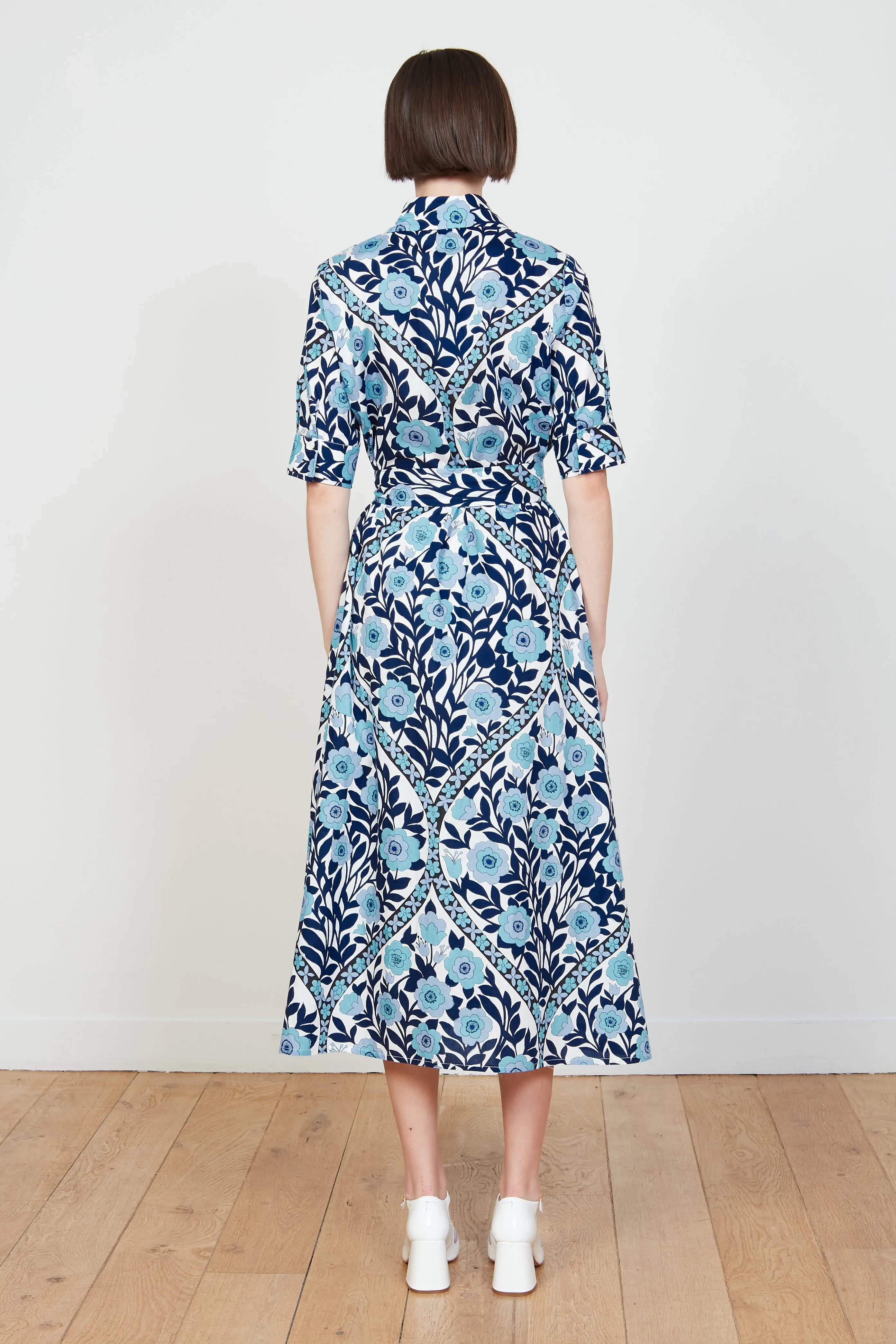 Robe chemisier longue en popeline de coton sold by Paul & Joe product image thumbnail 3