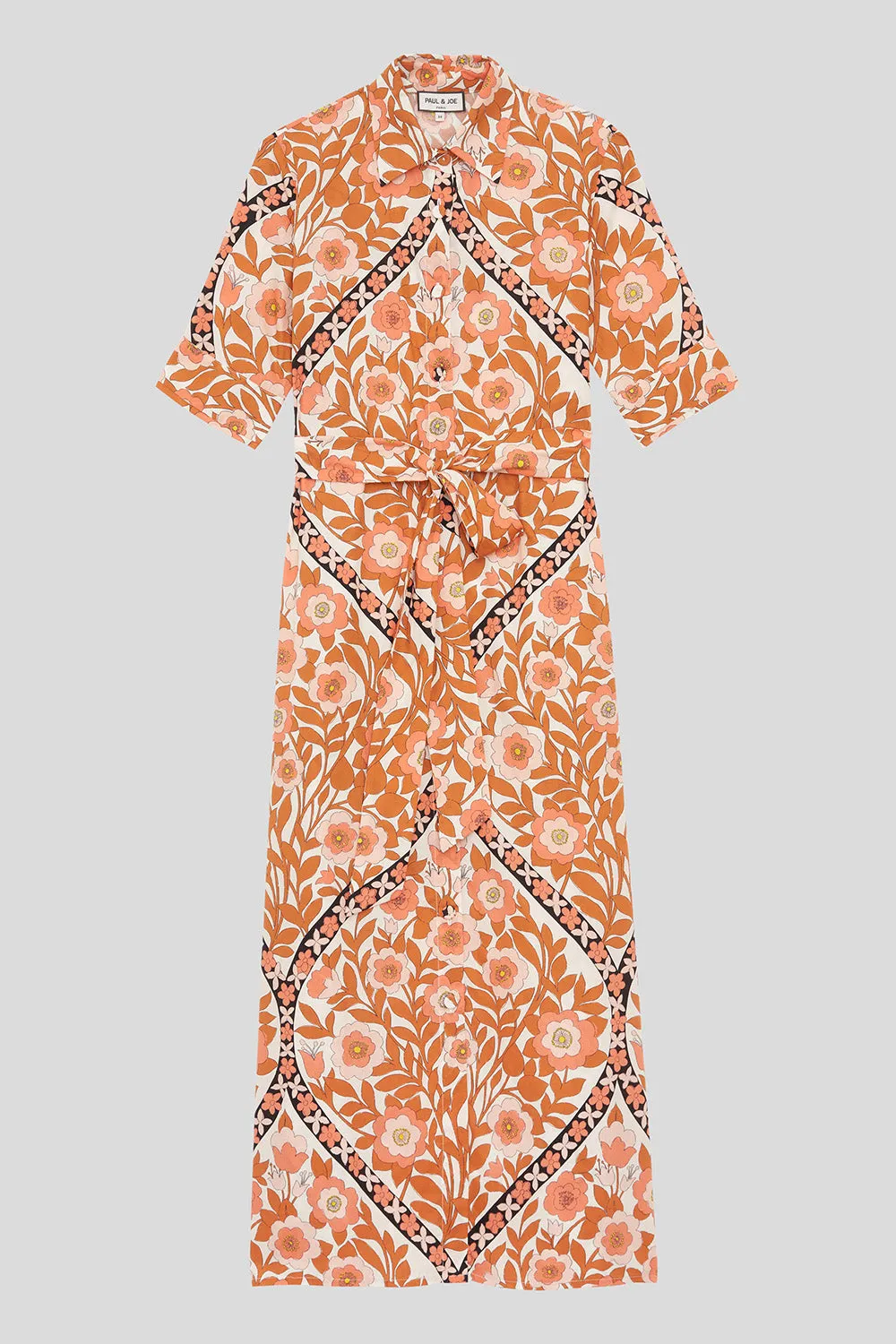 Robe chemisier longue en popeline de coton sold by Paul & Joe product image thumbnail 5