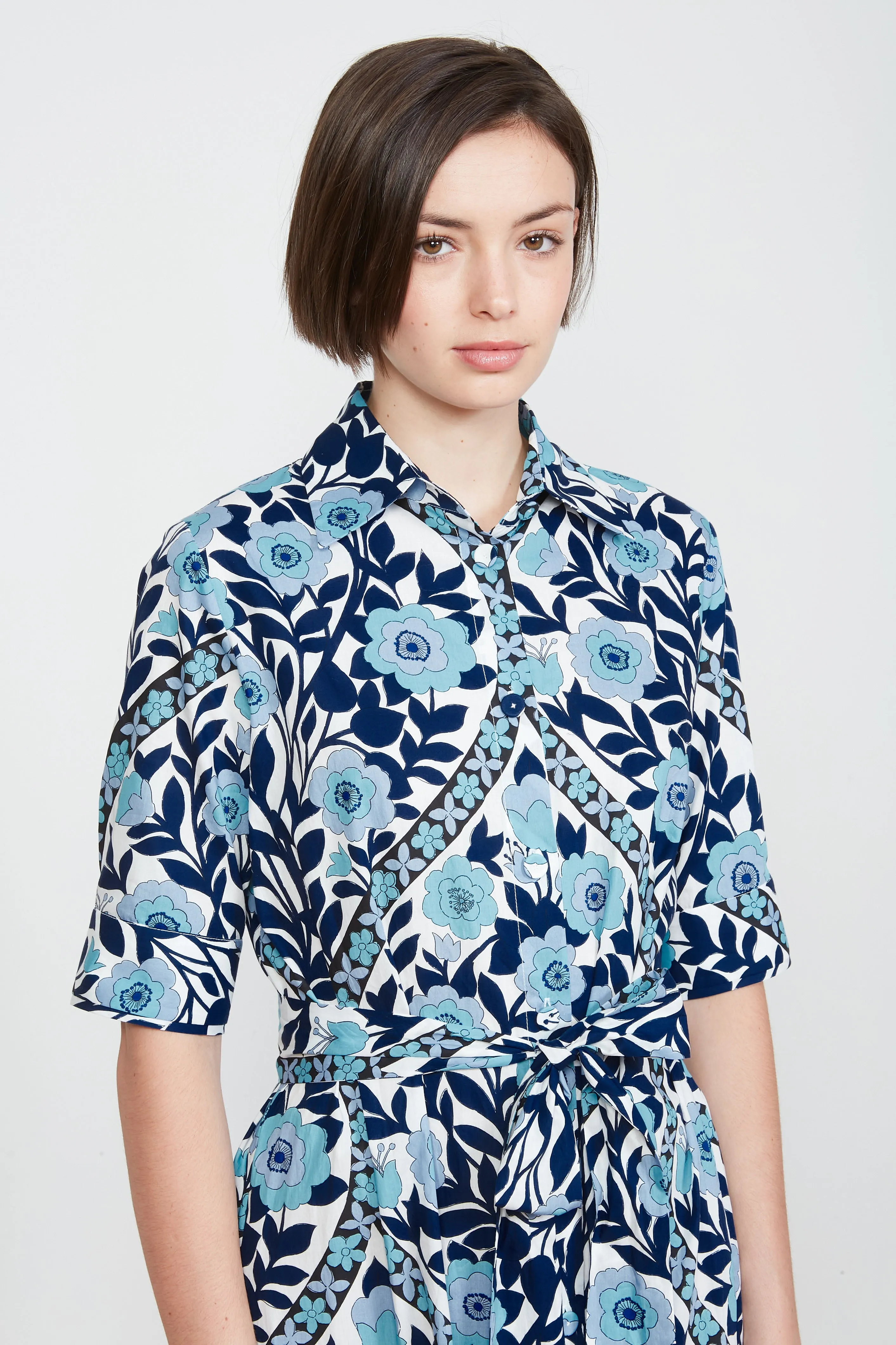 Robe chemisier longue en popeline de coton sold by Paul & Joe product image thumbnail 2