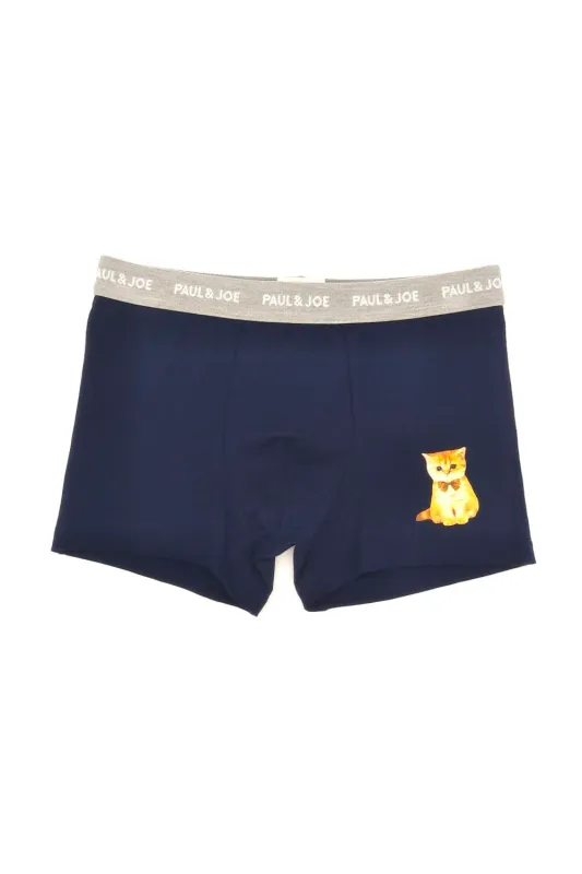 Boxer marine avec motif Nounette sold by Paul & Joe