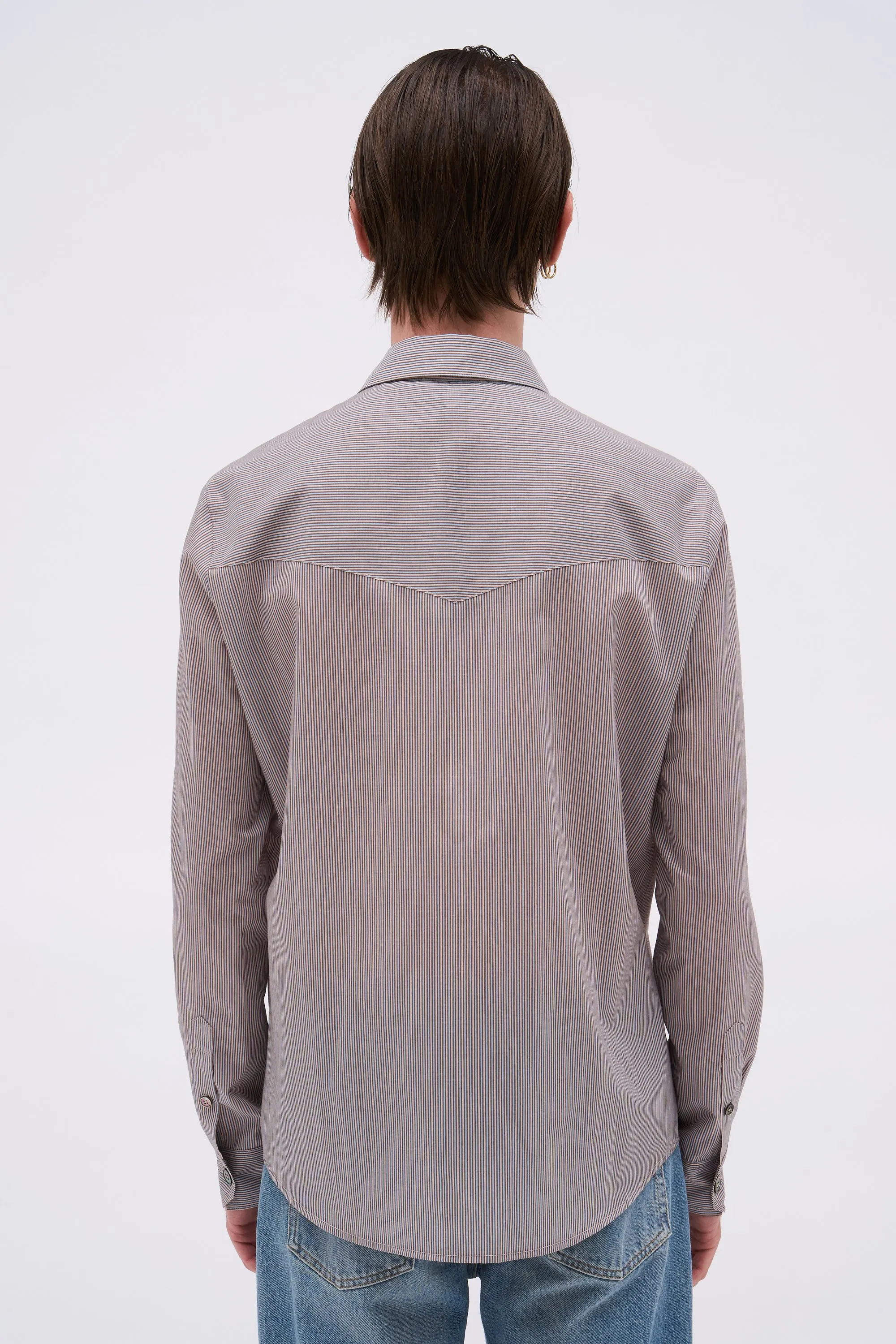 Chemise en mélange soie et laine rayée sold by Paul & Joe product image thumbnail 2