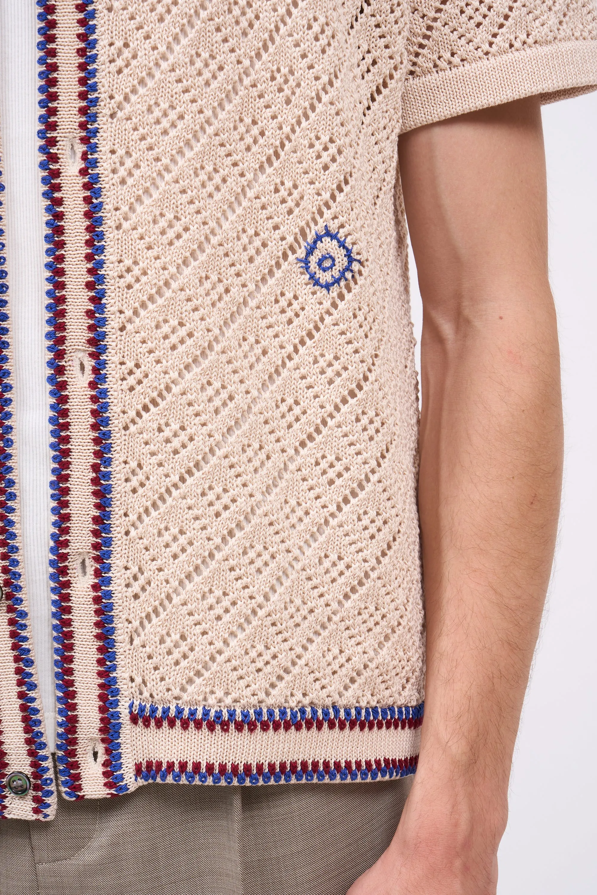 Cardigan manches courtes en crochet sold by Paul & Joe product image thumbnail 4