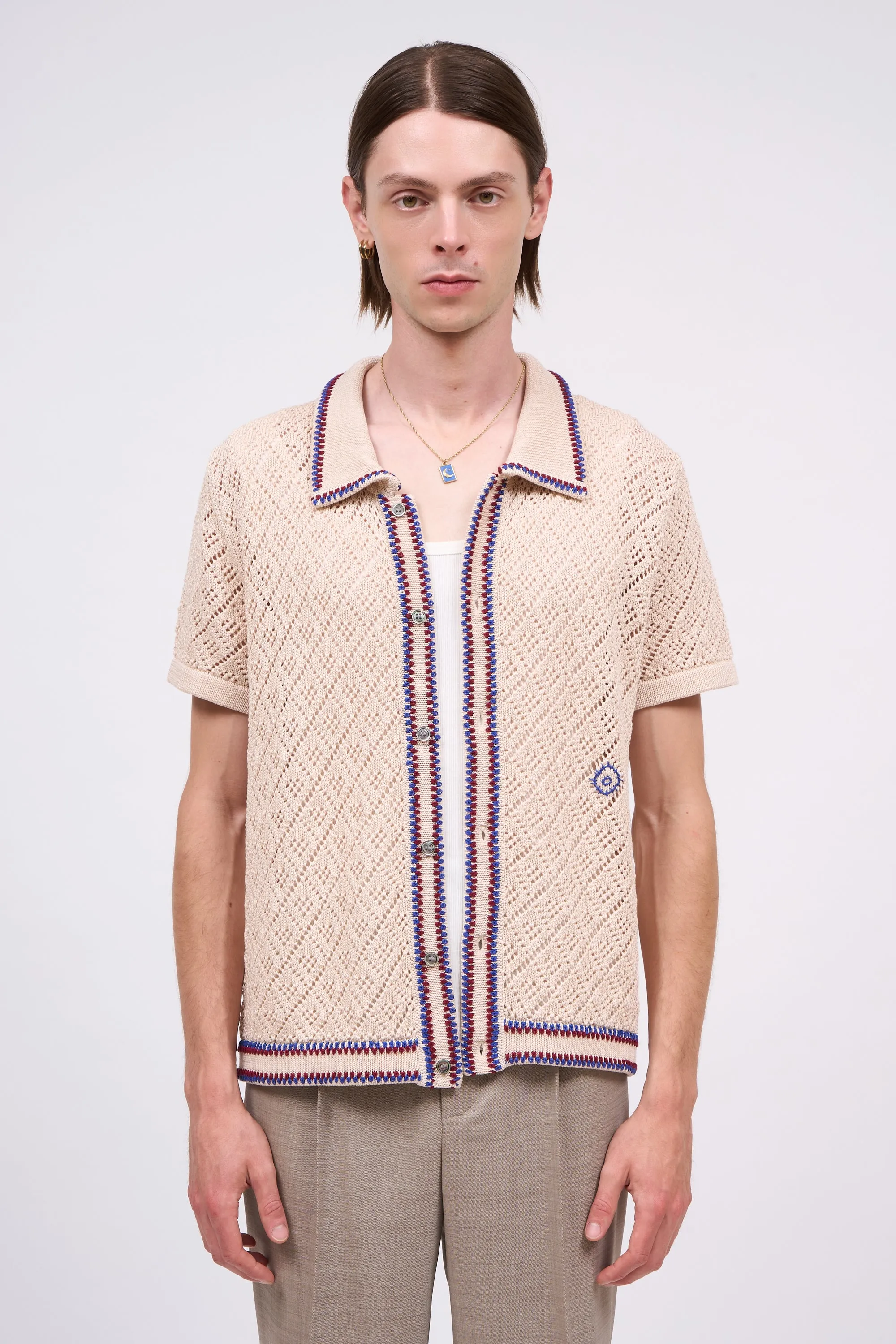 Cardigan manches courtes en crochet sold by Paul & Joe product image thumbnail 3