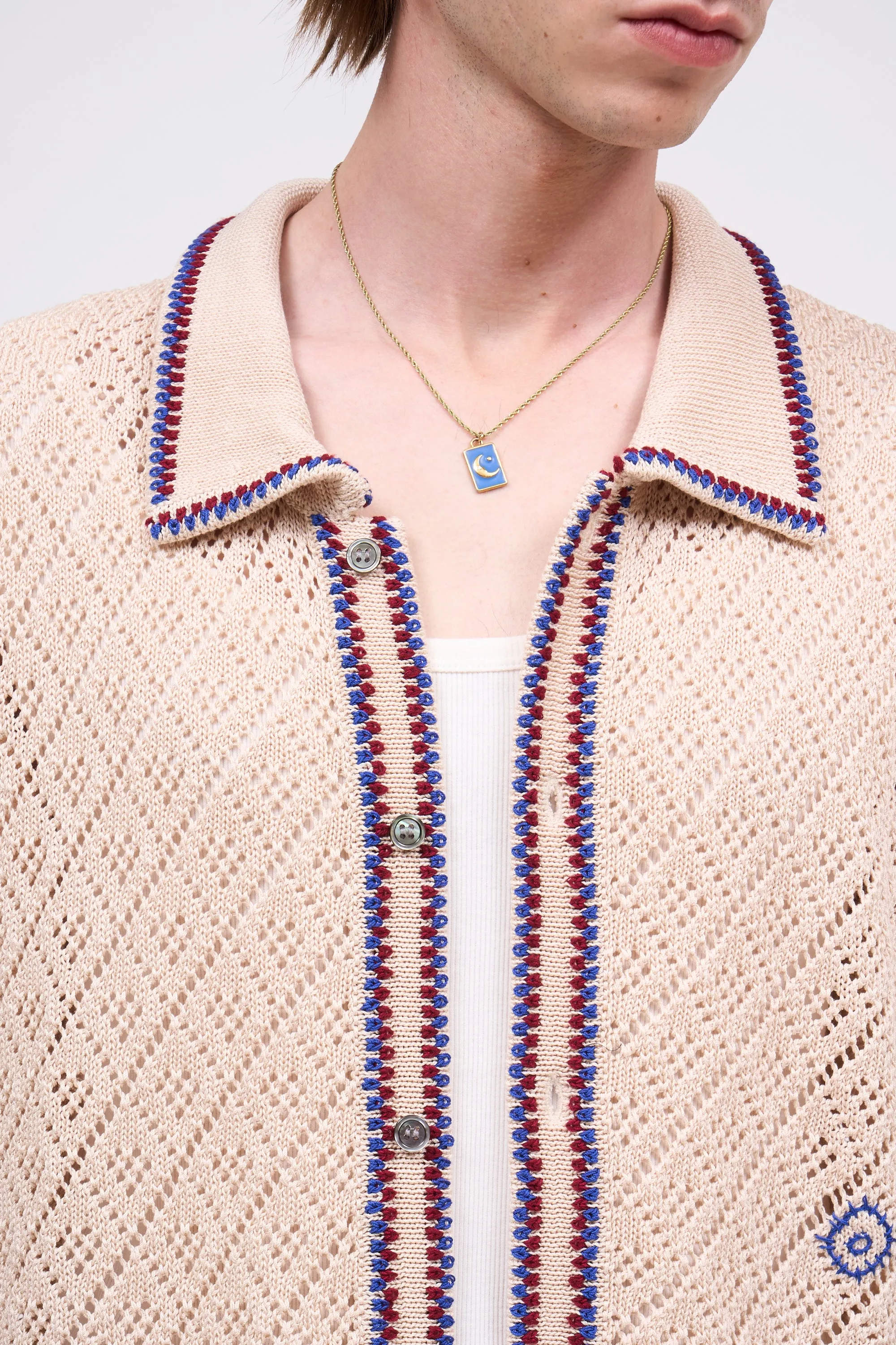 Cardigan manches courtes en crochet sold by Paul & Joe product image thumbnail 2