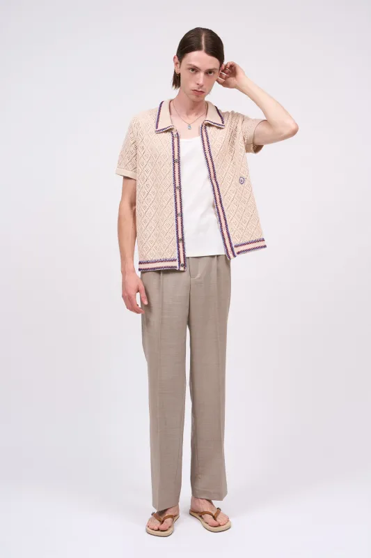 Cardigan manches courtes en crochet made by Paul & Joe