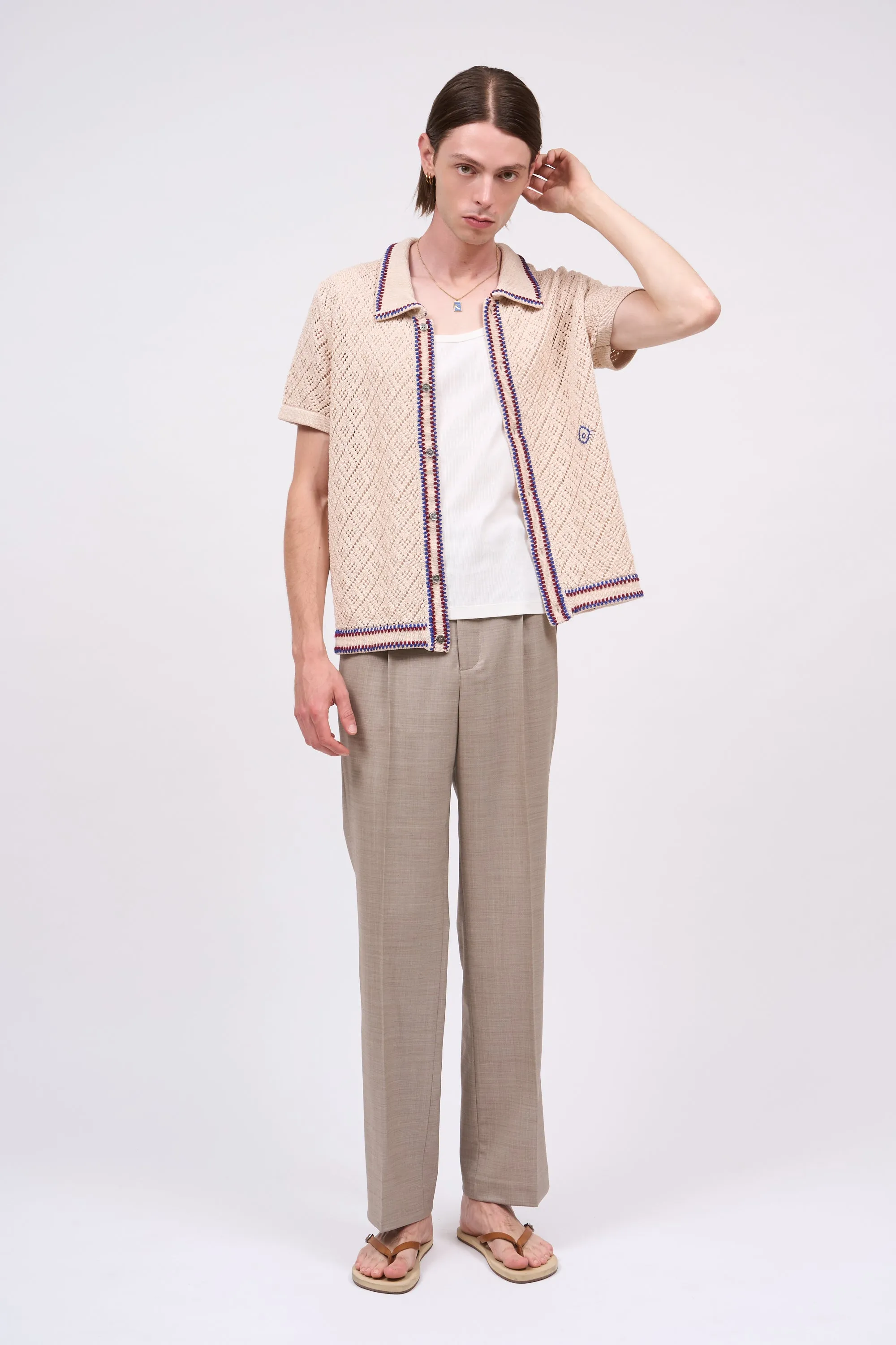 Cardigan manches courtes en crochet sold by Paul & Joe