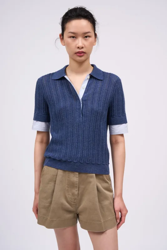 Polo en laine mérinos superfine made by Paul & Joe