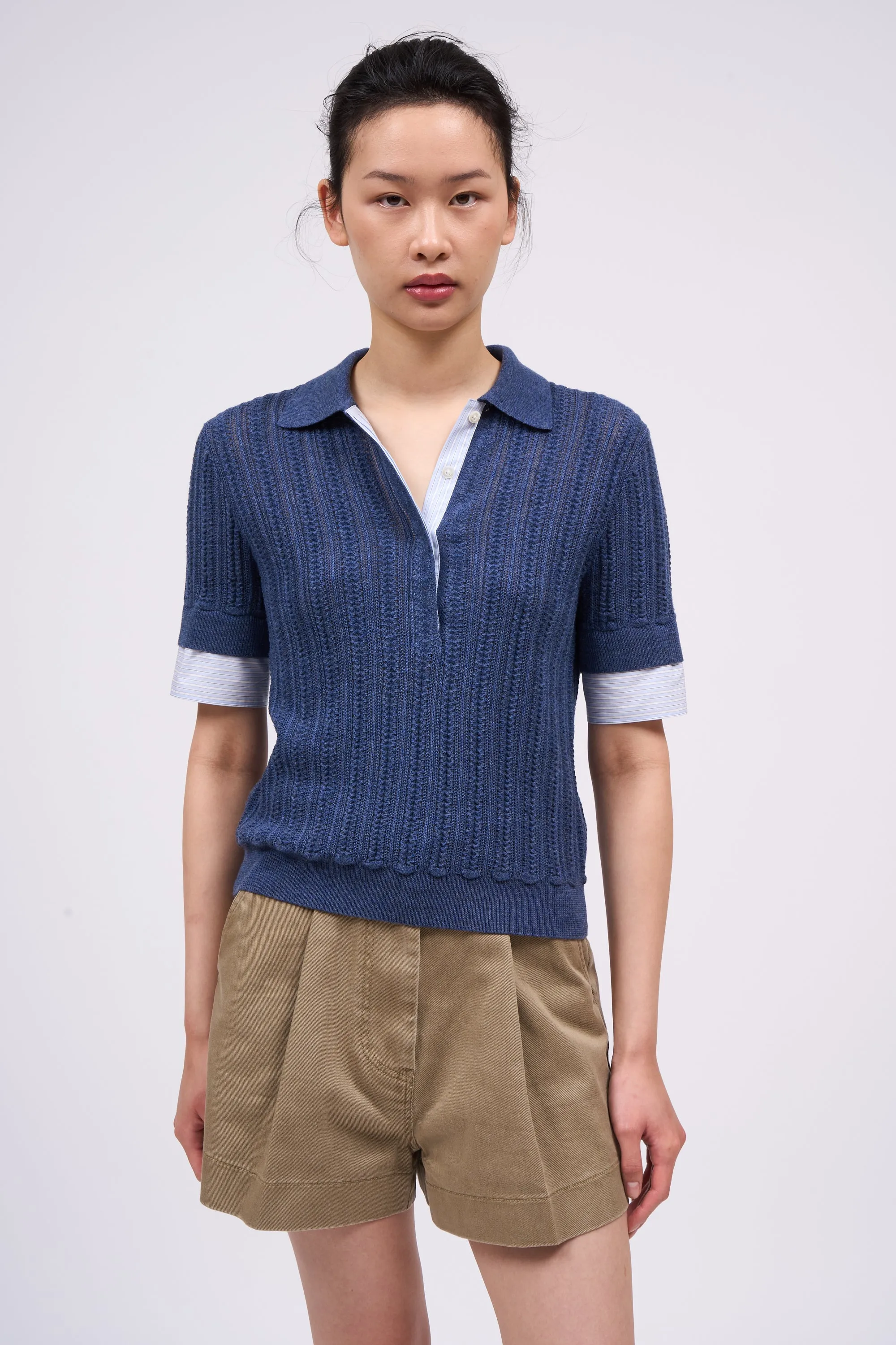 Polo en laine mérinos superfine sold by Paul & Joe