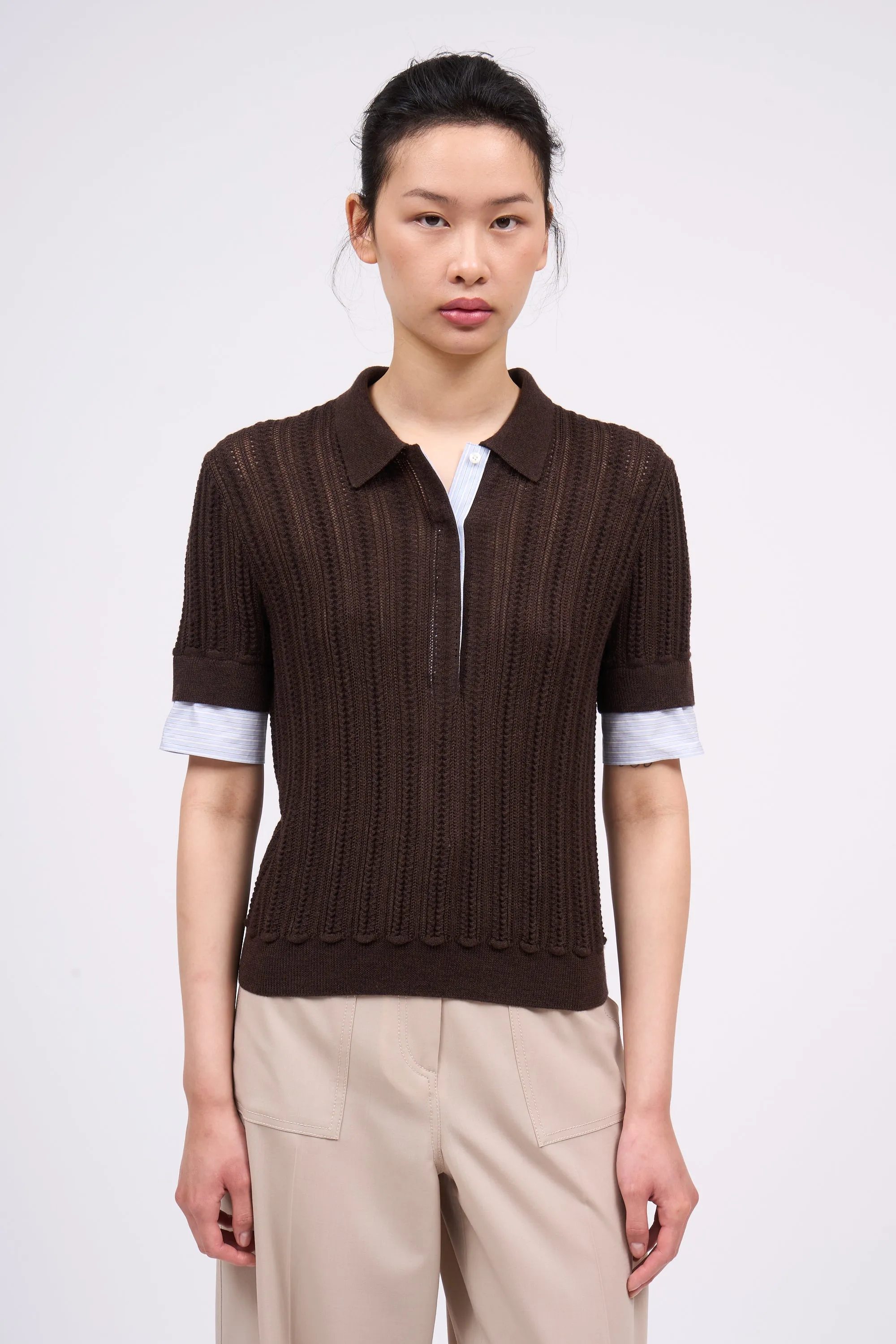 Polo en laine mérinos superfine sold by Paul & Joe product image thumbnail 5