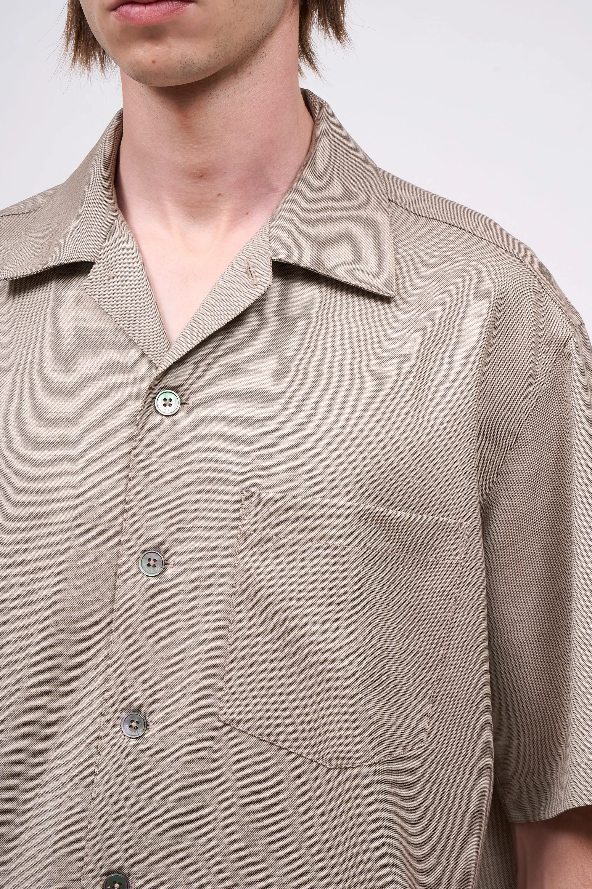 Chemise manches courtes en laine vierge sold by Paul & Joe product image thumbnail 2